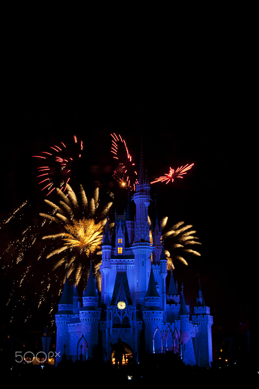 Canon EOS 450D (EOS Rebel XSi / EOS Kiss X2) sample photo. Fireworks at disney photography