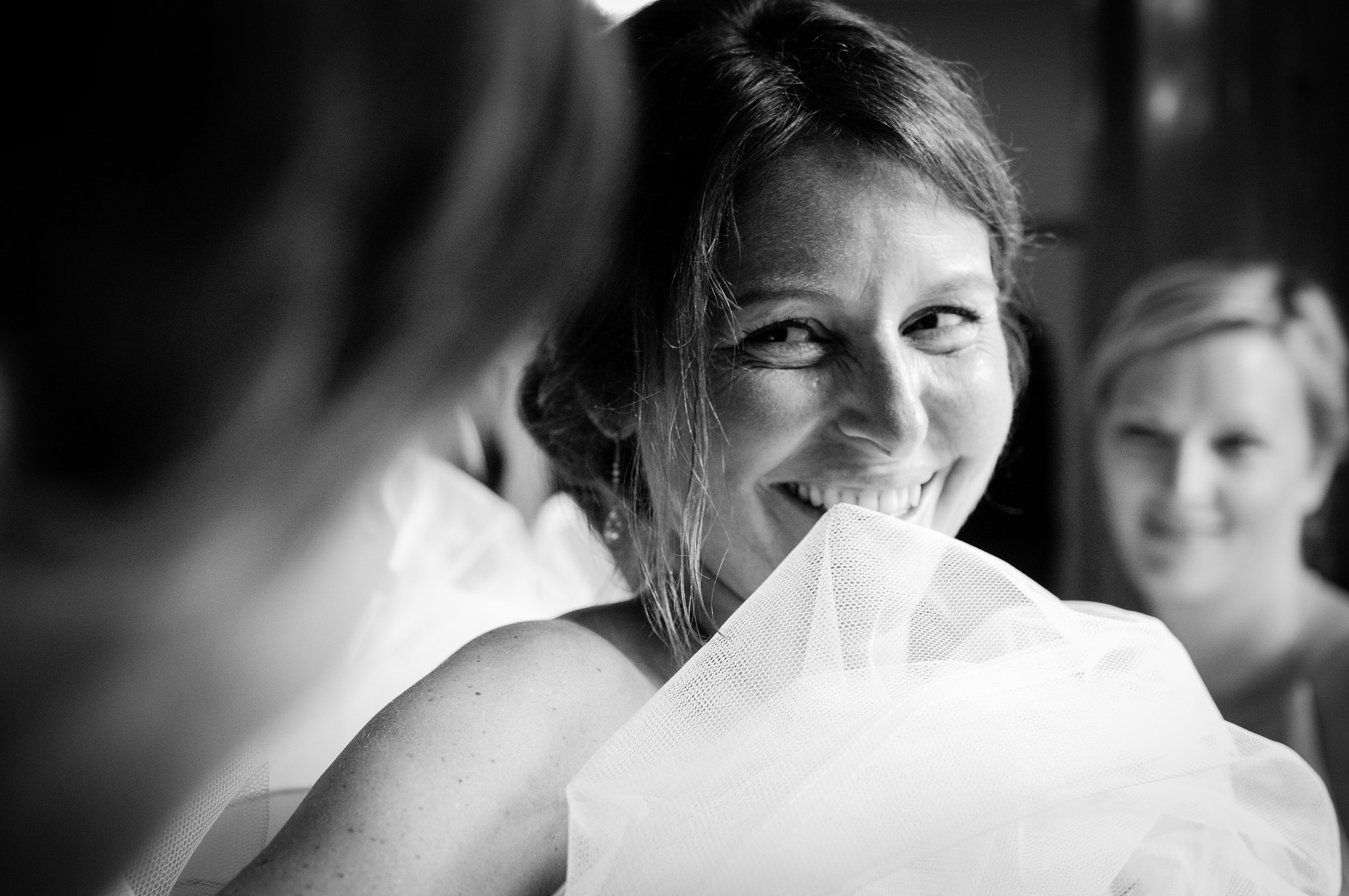 Pentax K-3 + Sigma 18-35mm F1.8 DC HSM Art sample photo. Le sourire de la mariée photography