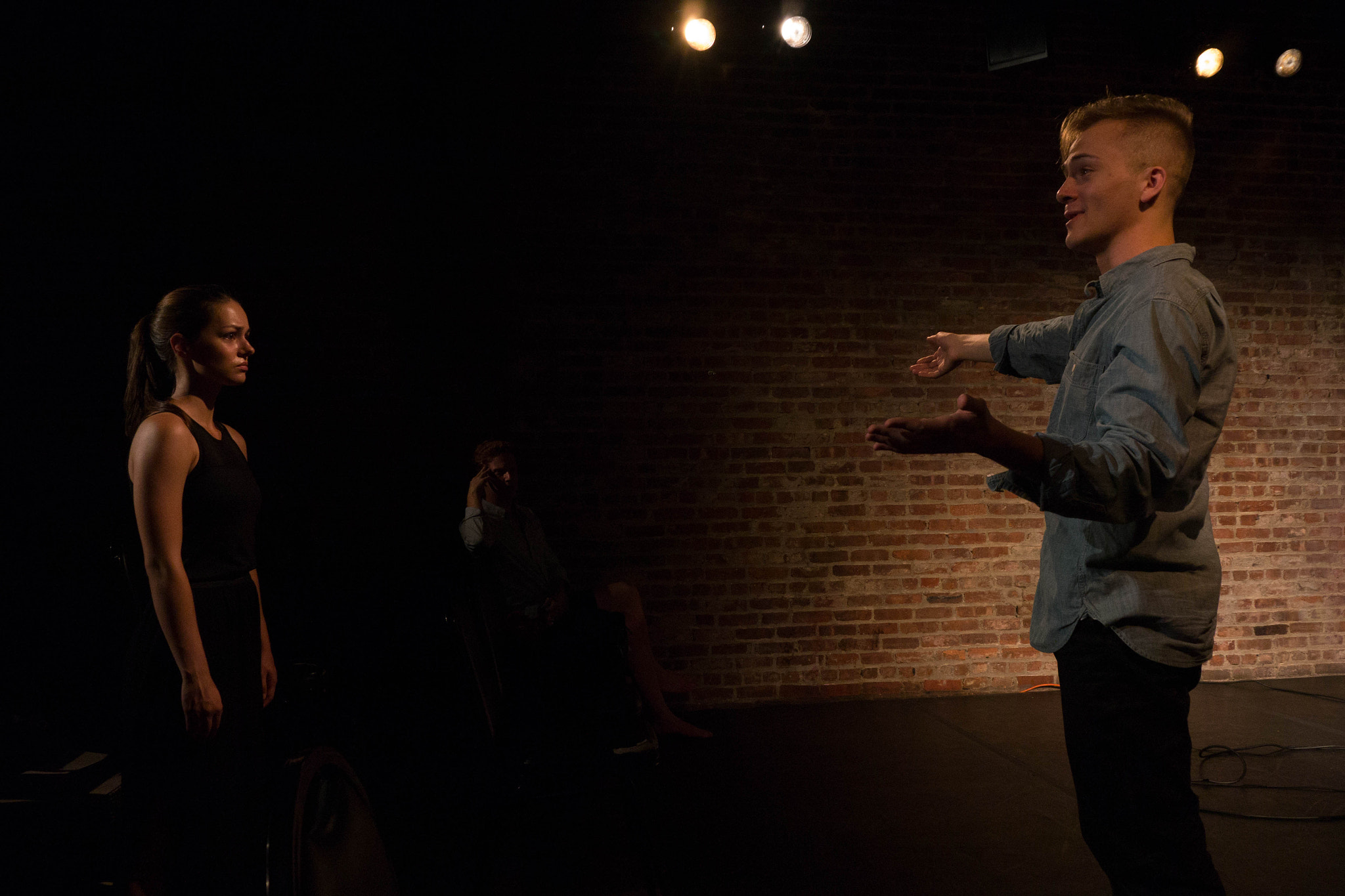 Panasonic Lumix DMC-GH2 sample photo. Julius caesar at the brick theater photography