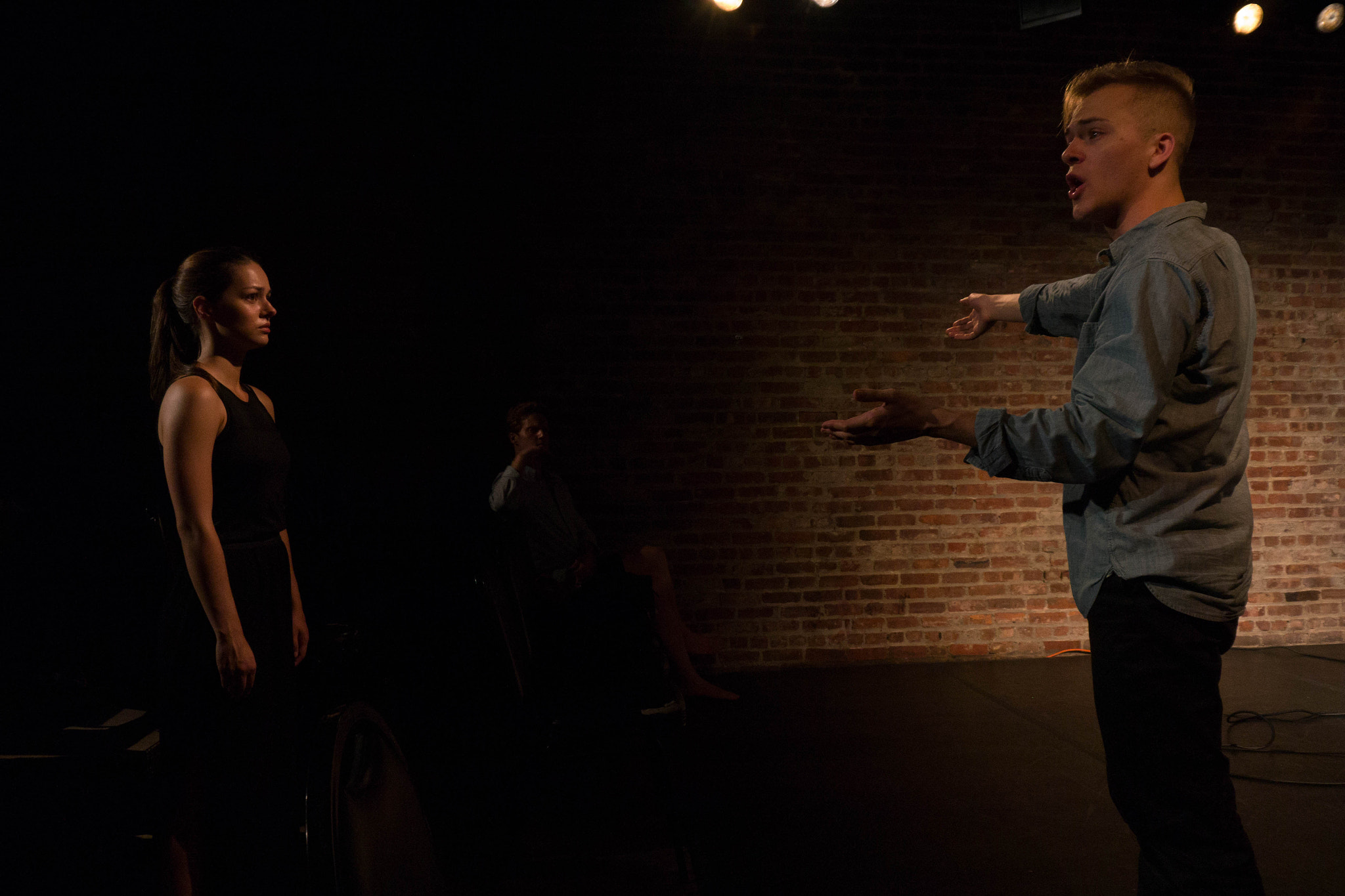 Panasonic Lumix DMC-GH2 sample photo. Julius caesar at the brick theater photography