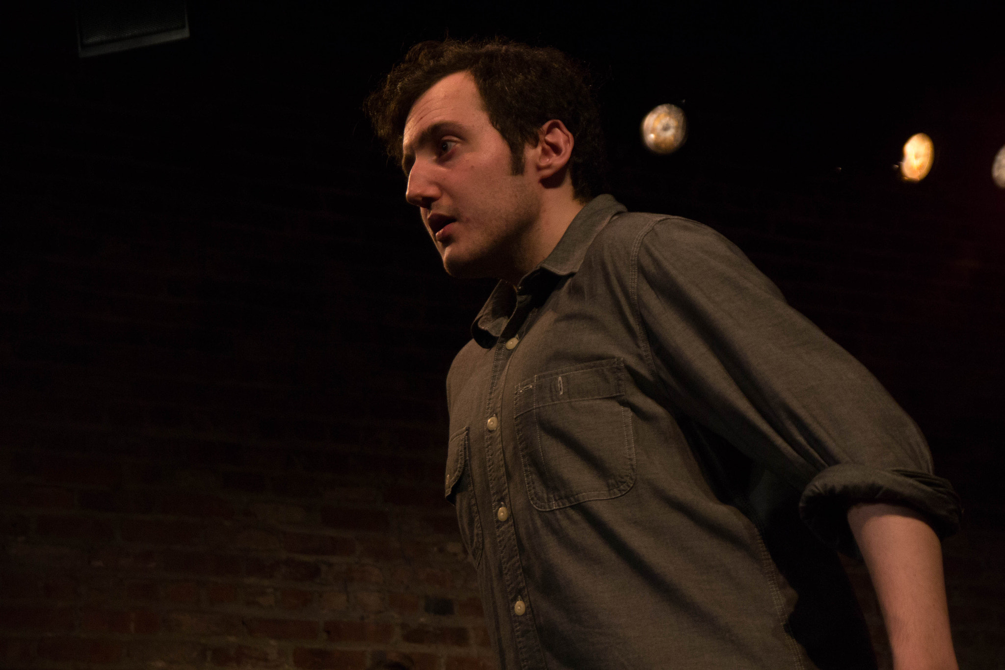 Panasonic Lumix DMC-GH2 sample photo. Julius caesar at the brick theater photography