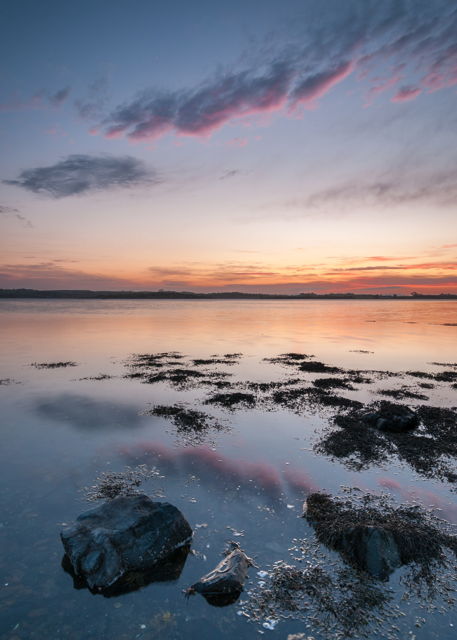 Nikon D300 sample photo. Strangford lough sunset photography
