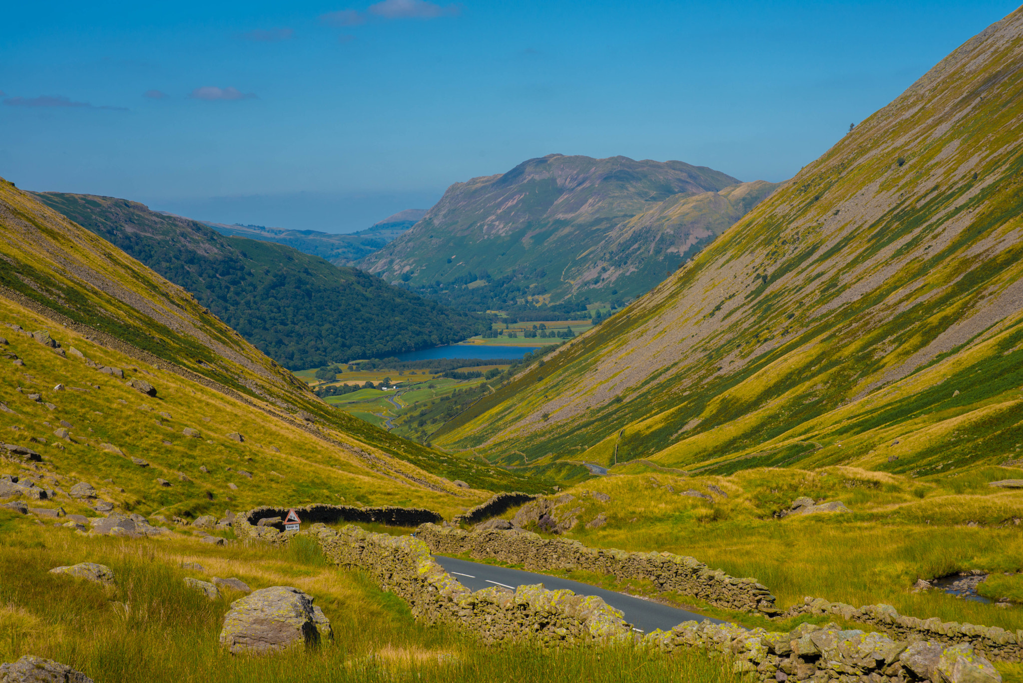 AF Zoom-Nikkor 28-105mm f/3.5-4.5D IF sample photo. Ullswater view from cumbrian mountains photography