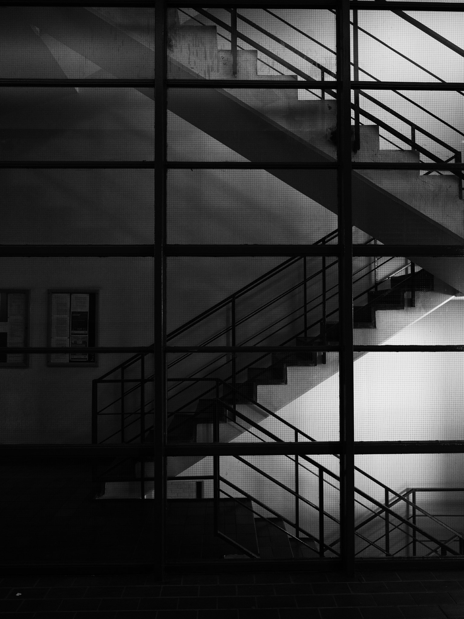 Sony a7R + E 21mm F2.8 sample photo. Barbican stairs photography