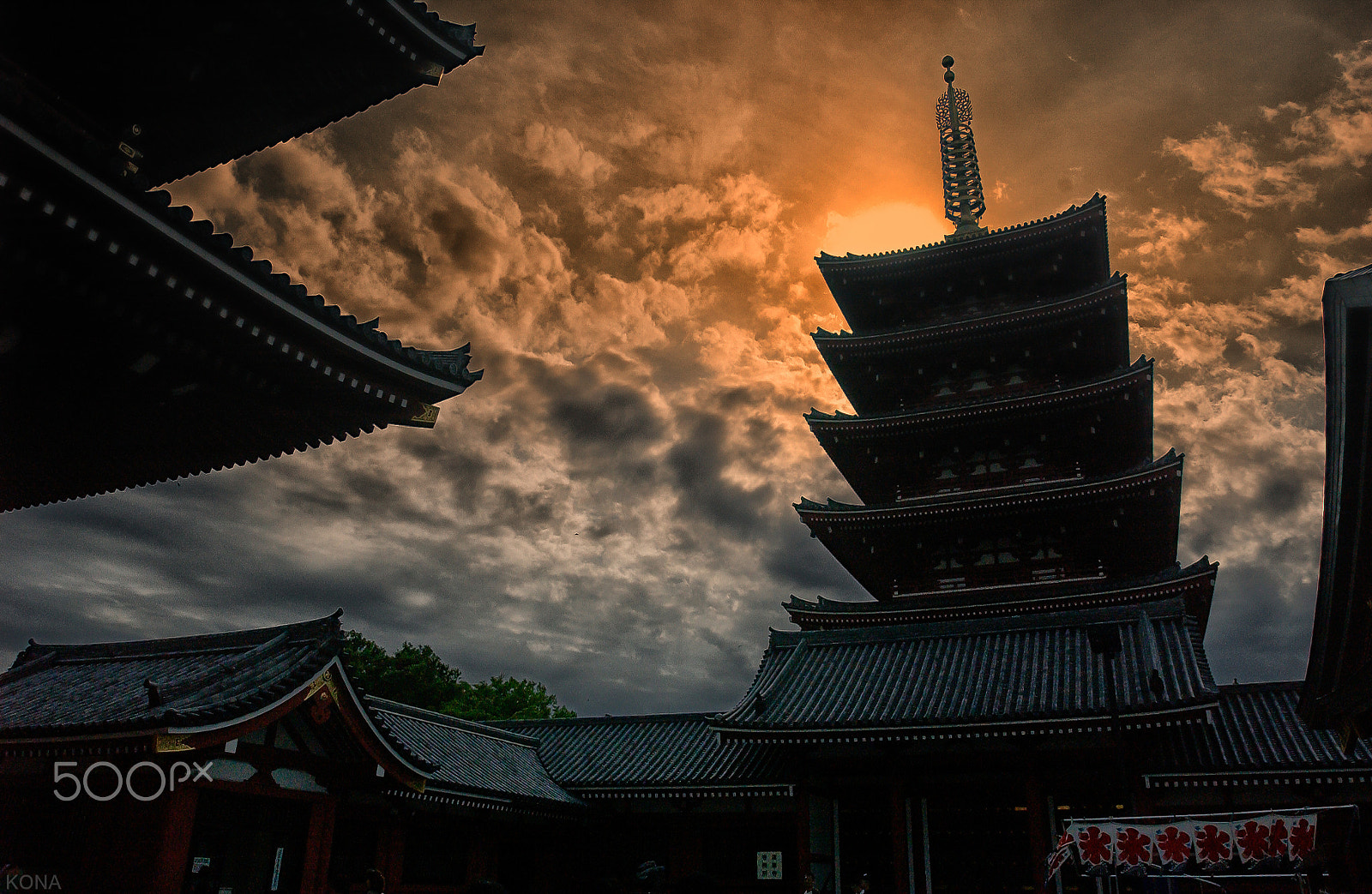 Nikon D1X sample photo. Sensouji asakusa photography