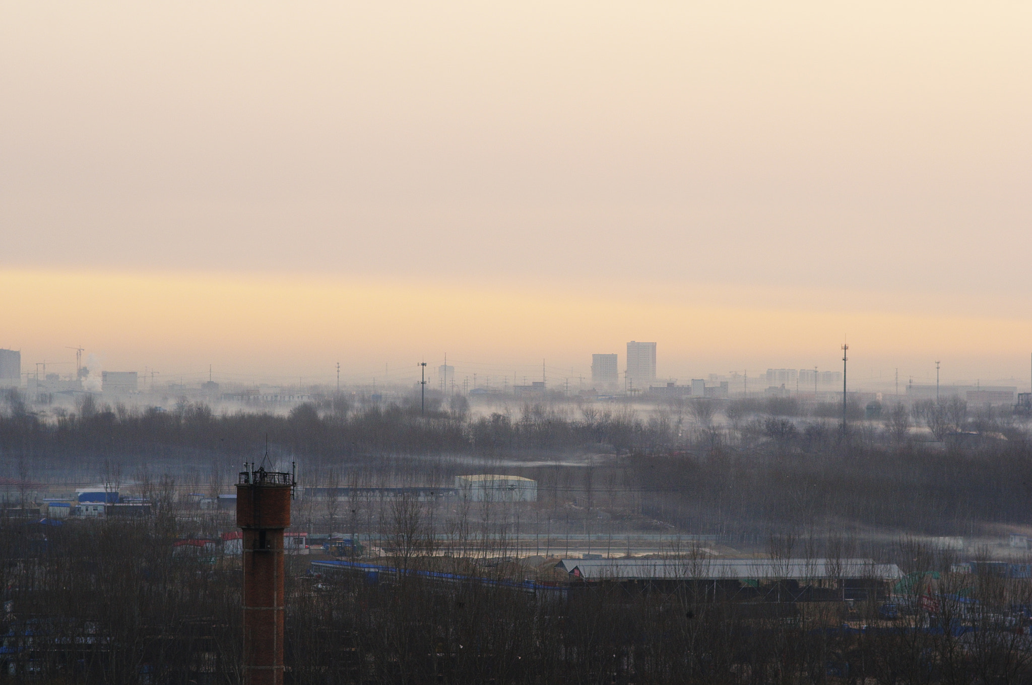 Pentax smc FA 77mm 1.8 Limited sample photo. Morning fog photography