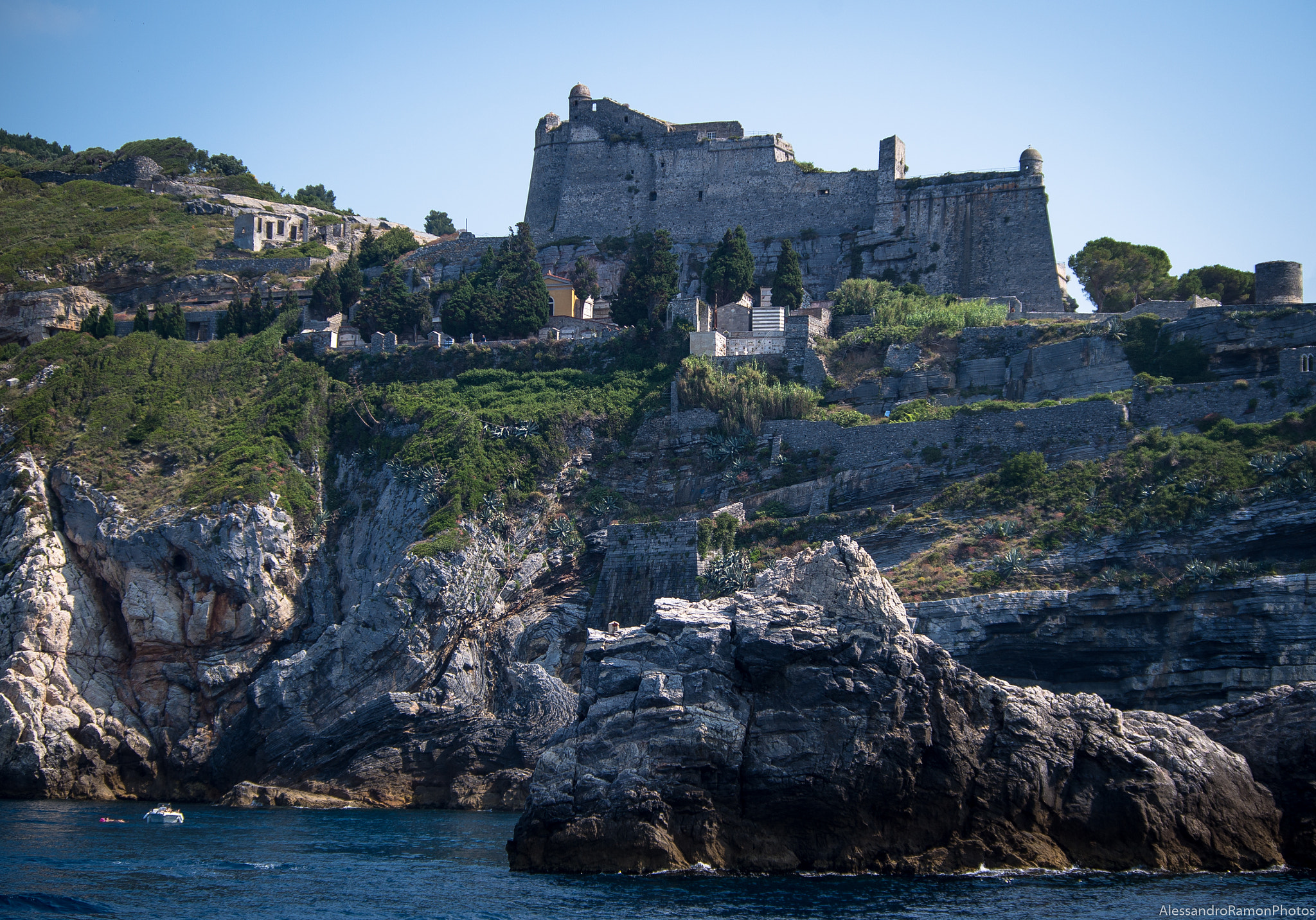 smc PENTAX-DA L 50-200mm F4-5.6 ED sample photo. Portovenere's castle photography