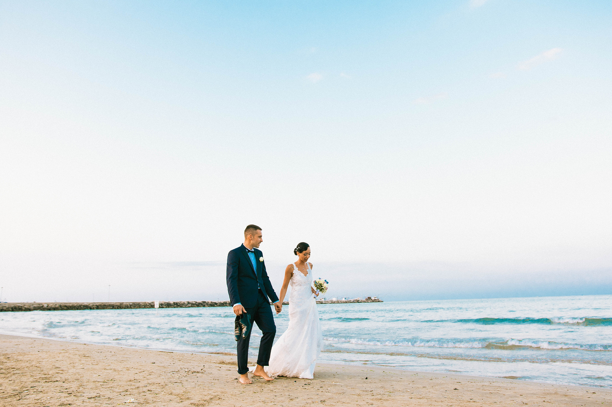 Sigma 18-35mm f/1.8 DC HSM sample photo. Luigi & federica | wedding sea photography