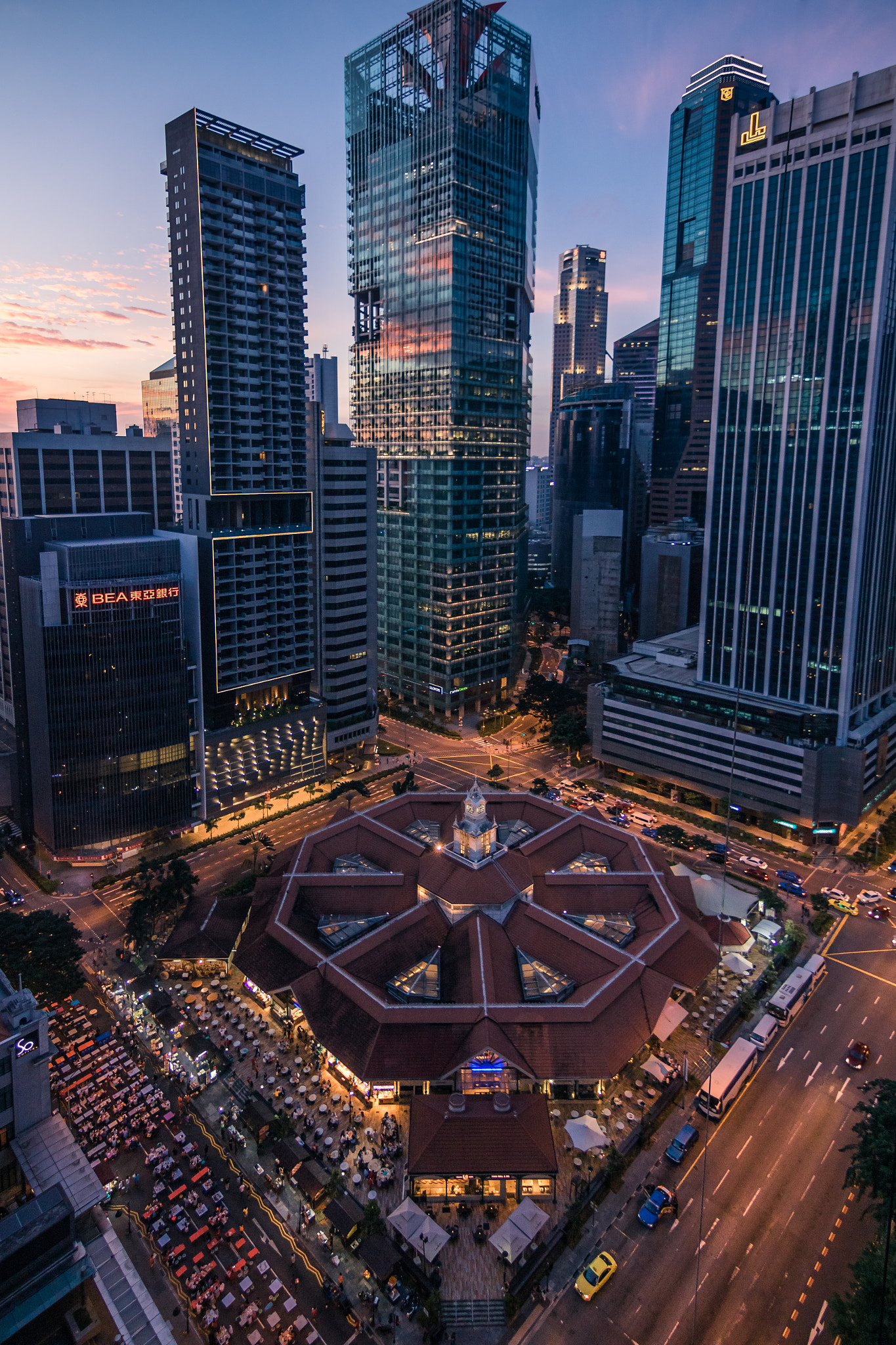 Canon EOS 760D (EOS Rebel T6s / EOS 8000D) sample photo. Sin city: blue hour photography