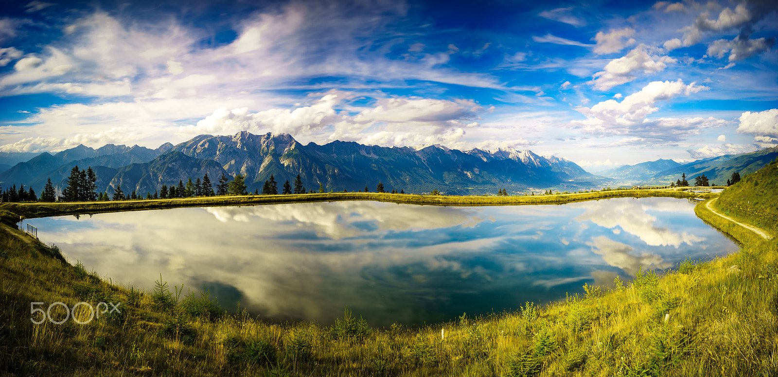 Sony a7R + E 21mm F2.8 sample photo. Alpine mirror  photography