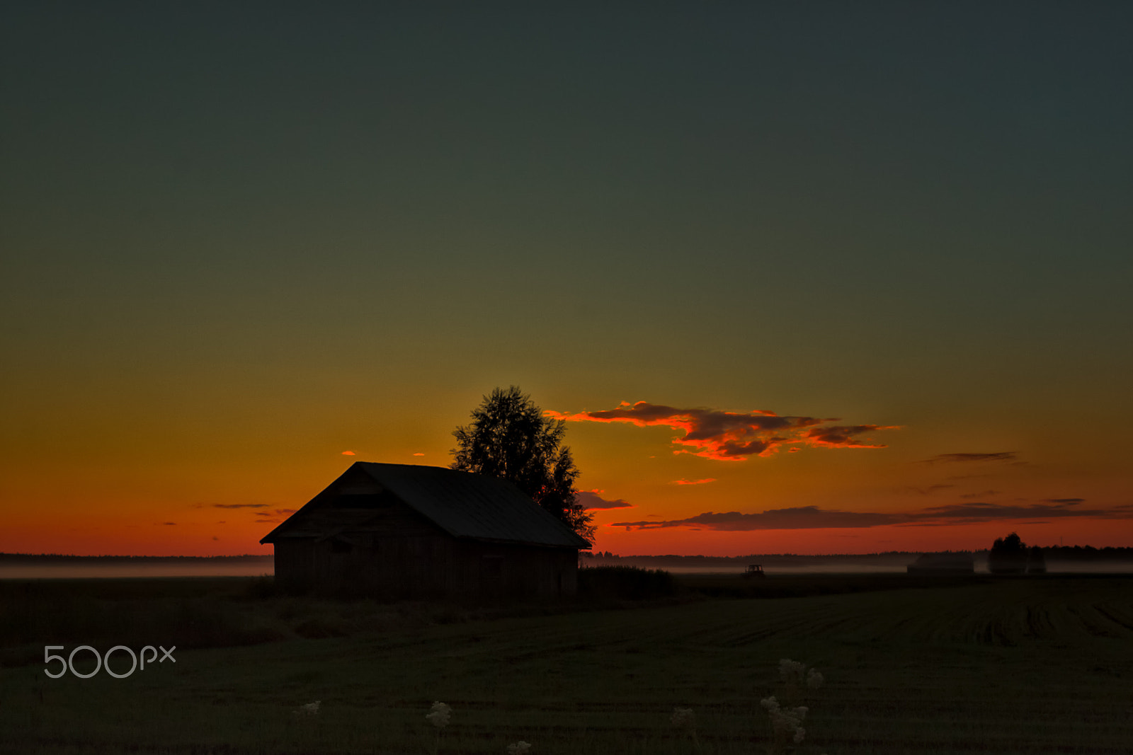Canon EF-S 24mm F2.8 STM sample photo. Gold lined clouds on a summer night photography