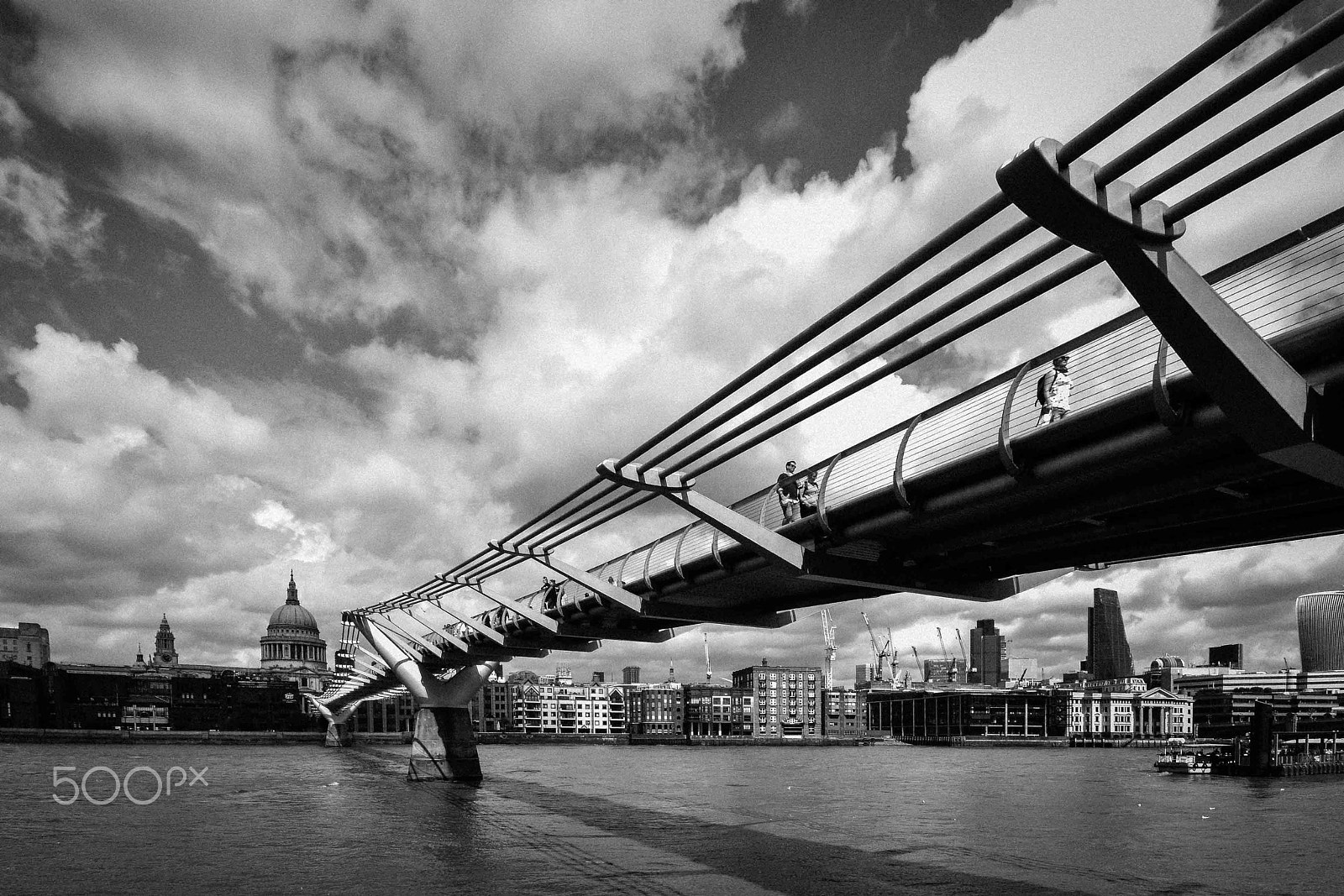Sigma 10-20mm F4-5.6 EX DC HSM sample photo. Millenium bridge ii photography