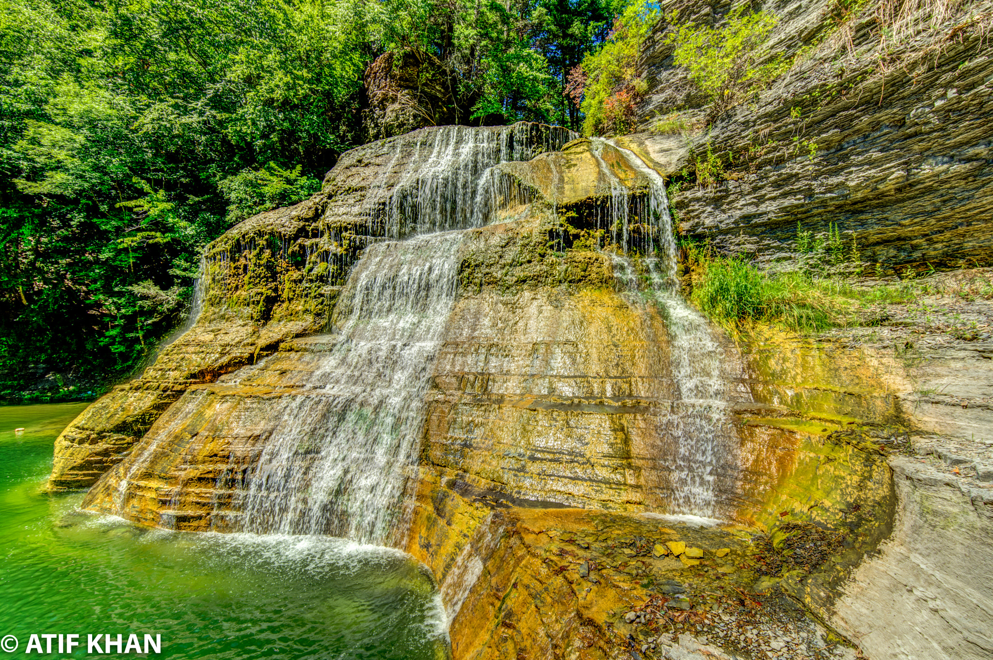 Sigma 10-20mm F3.5 EX DC HSM sample photo. Treman falls photography