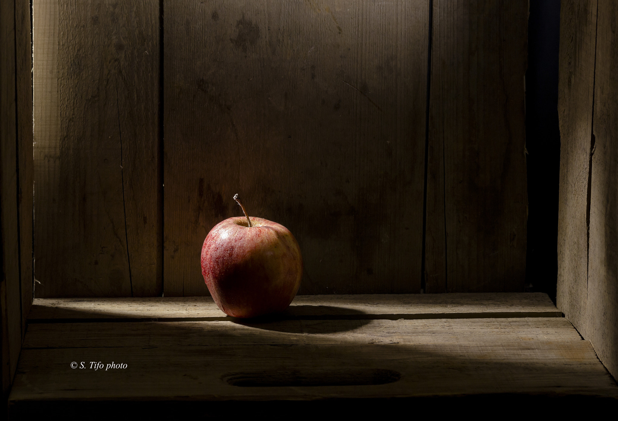 Canon EF-S 60mm F2.8 Macro USM sample photo. Apple in a box .. photography
