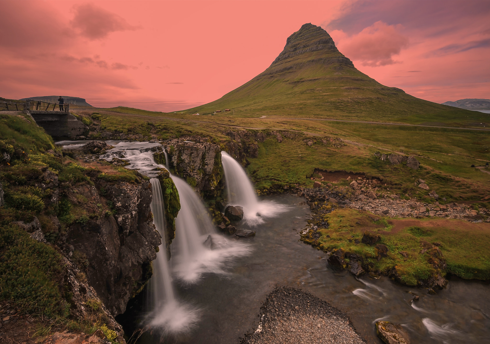 Nikon D3 sample photo. Kirkjufellsfoss photography