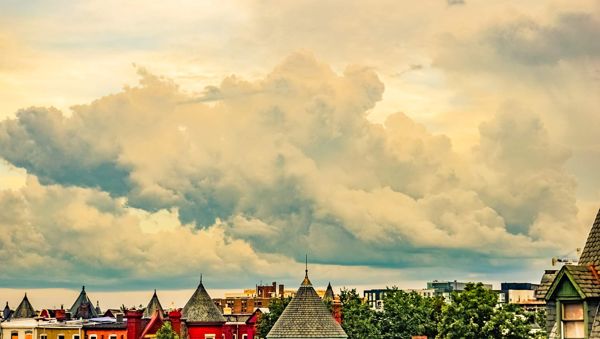 Sony a6300 + Sony E 18-200mm F3.5-6.3 OSS sample photo. 2016.08.18 dc sky over shaw - washington dc usa  35443 photography
