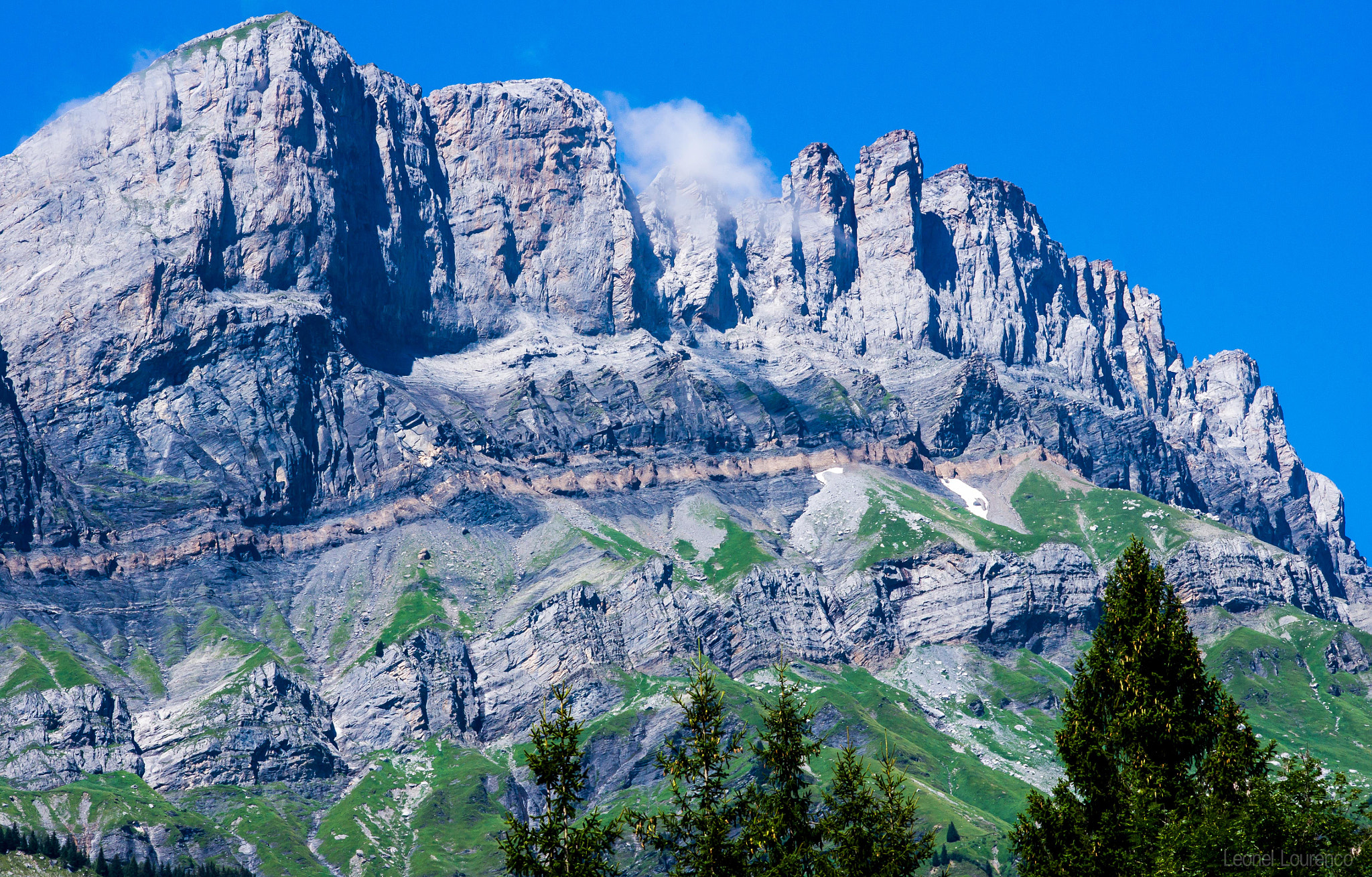 Sony Alpha DSLR-A450 + Sigma 70-300mm F4-5.6 DL Macro sample photo. Mountain photography