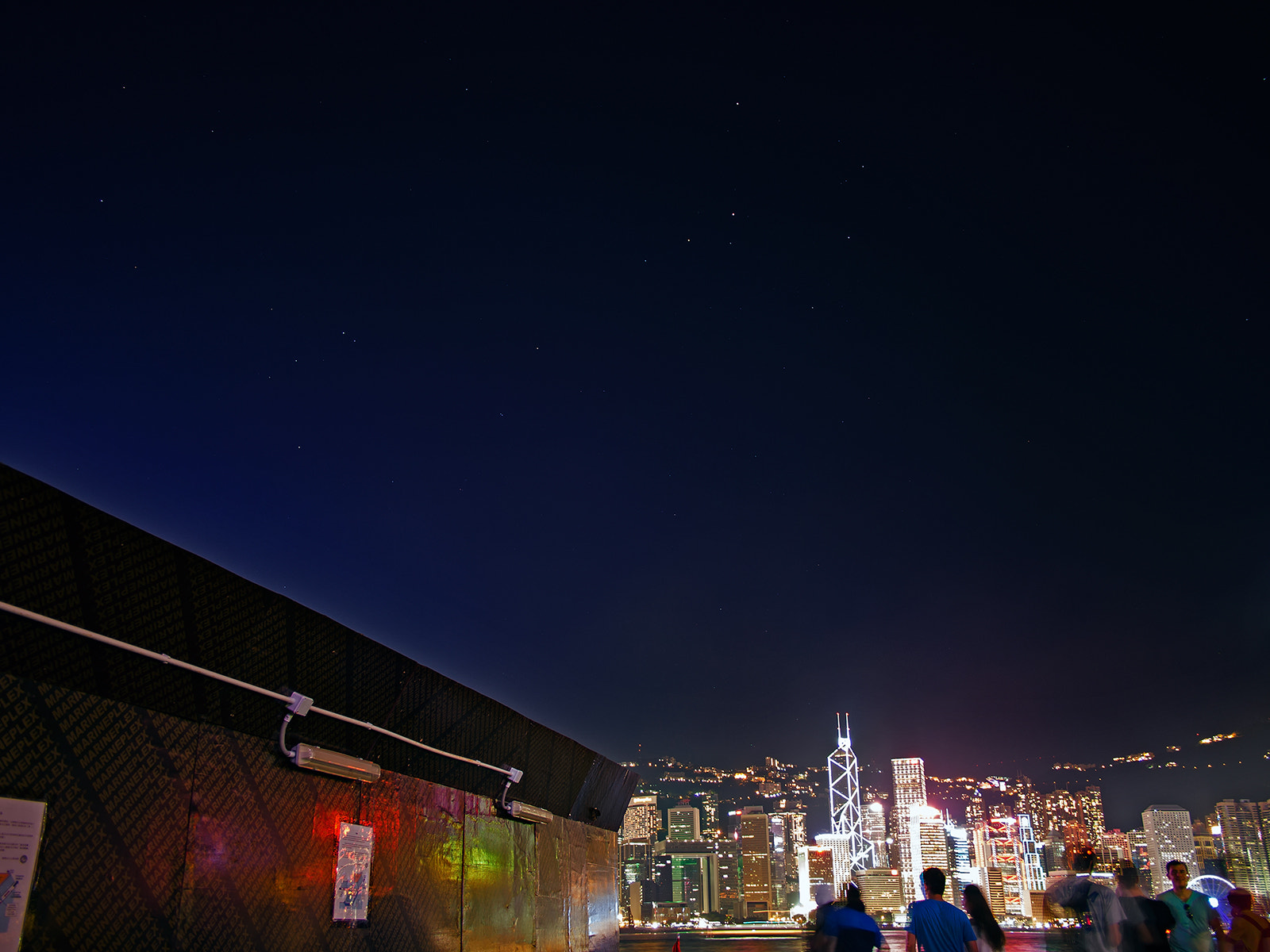 Olympus PEN E-PL6 + Panasonic Lumix G 14mm F2.5 ASPH sample photo. Scorpion over victoria harbour photography