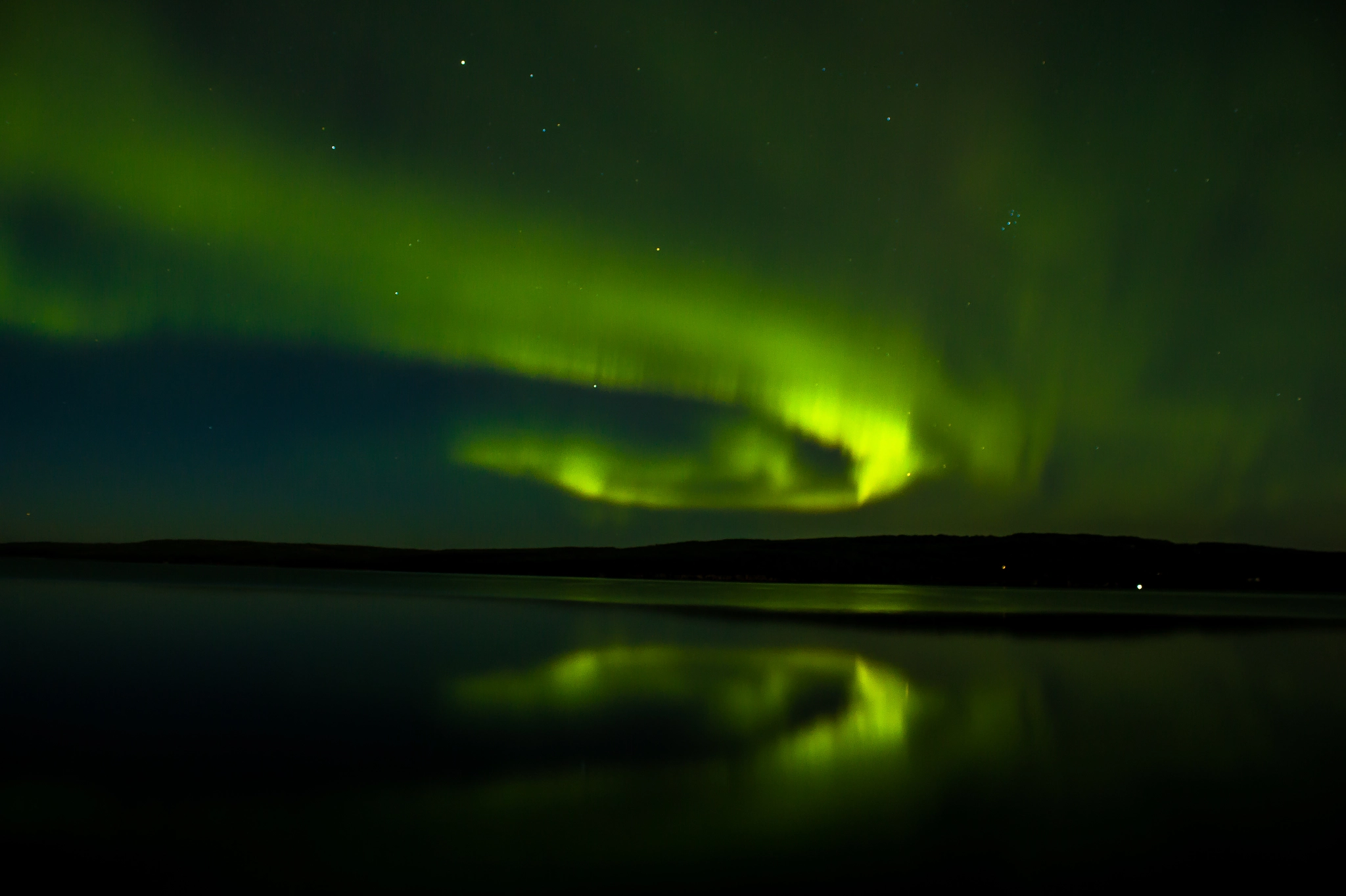 Canon EF-S 18-55mm F3.5-5.6 IS sample photo. Northern lights photography