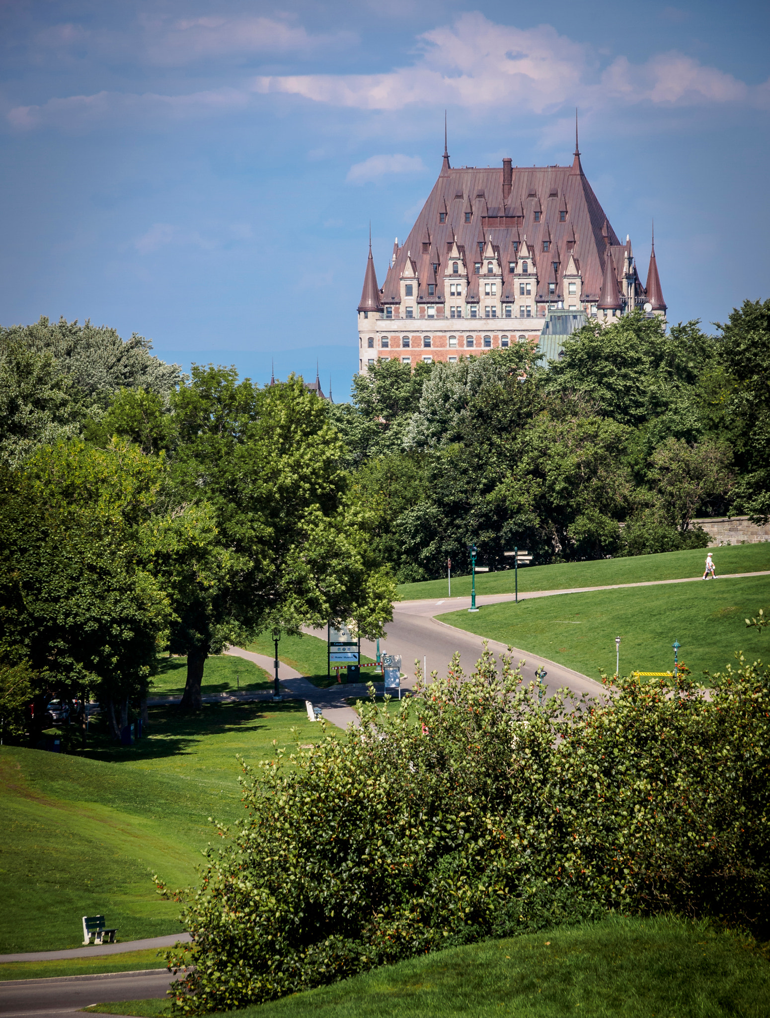 Olympus PEN E-P3 sample photo. The path to the castle photography