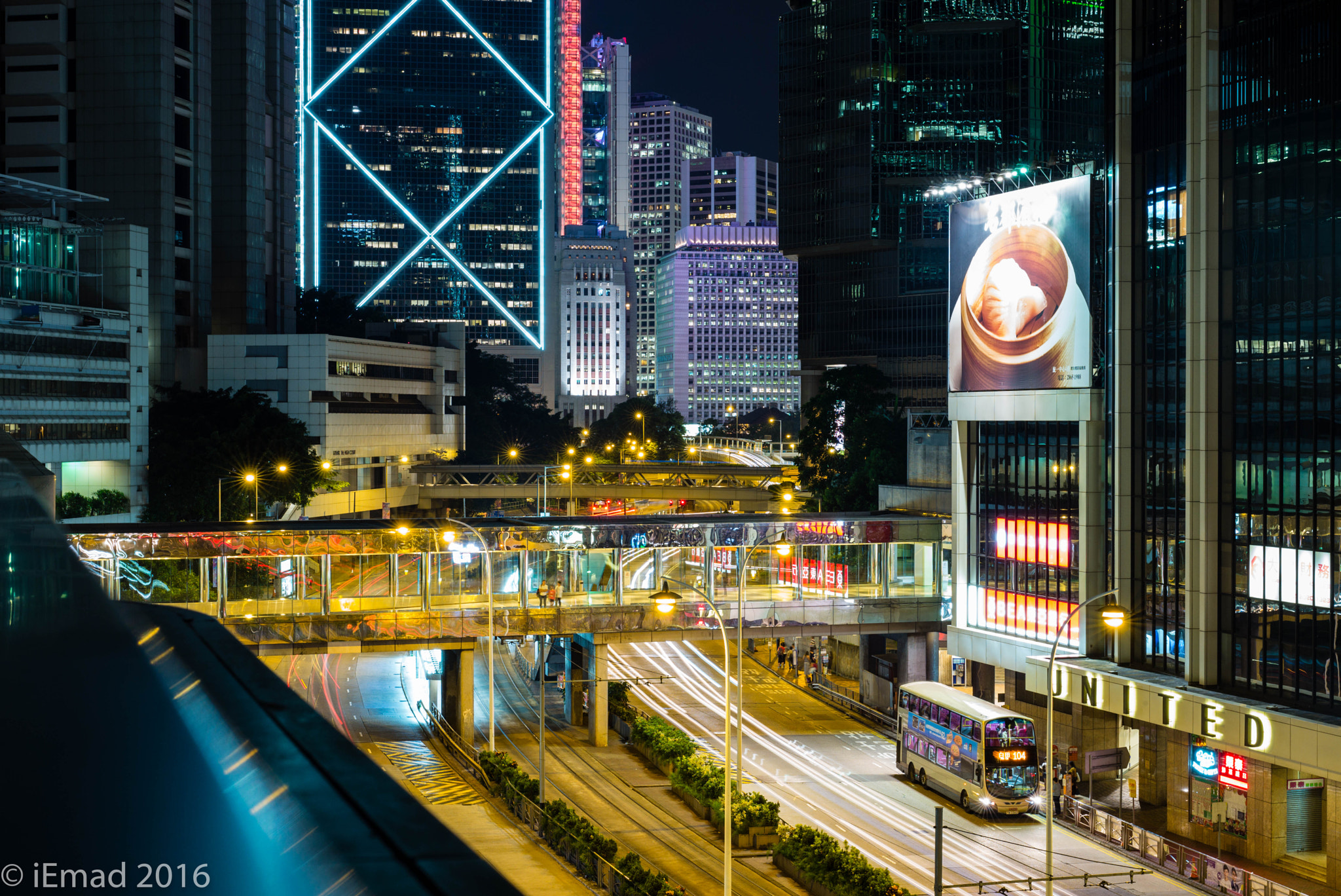 Leica APO-Summicron-M 50mm F2 ASPH sample photo. Queensway central @ night photography