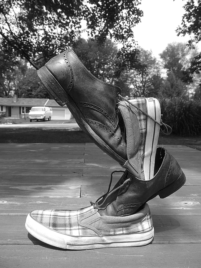 Panasonic Lumix DMC-GF6 sample photo. Shoe tower photography
