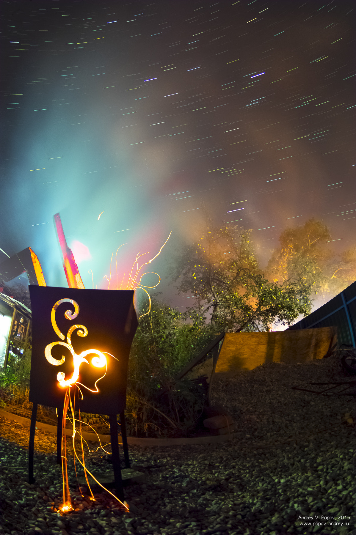 Pentax K-3 sample photo. Starry night at firepan photography
