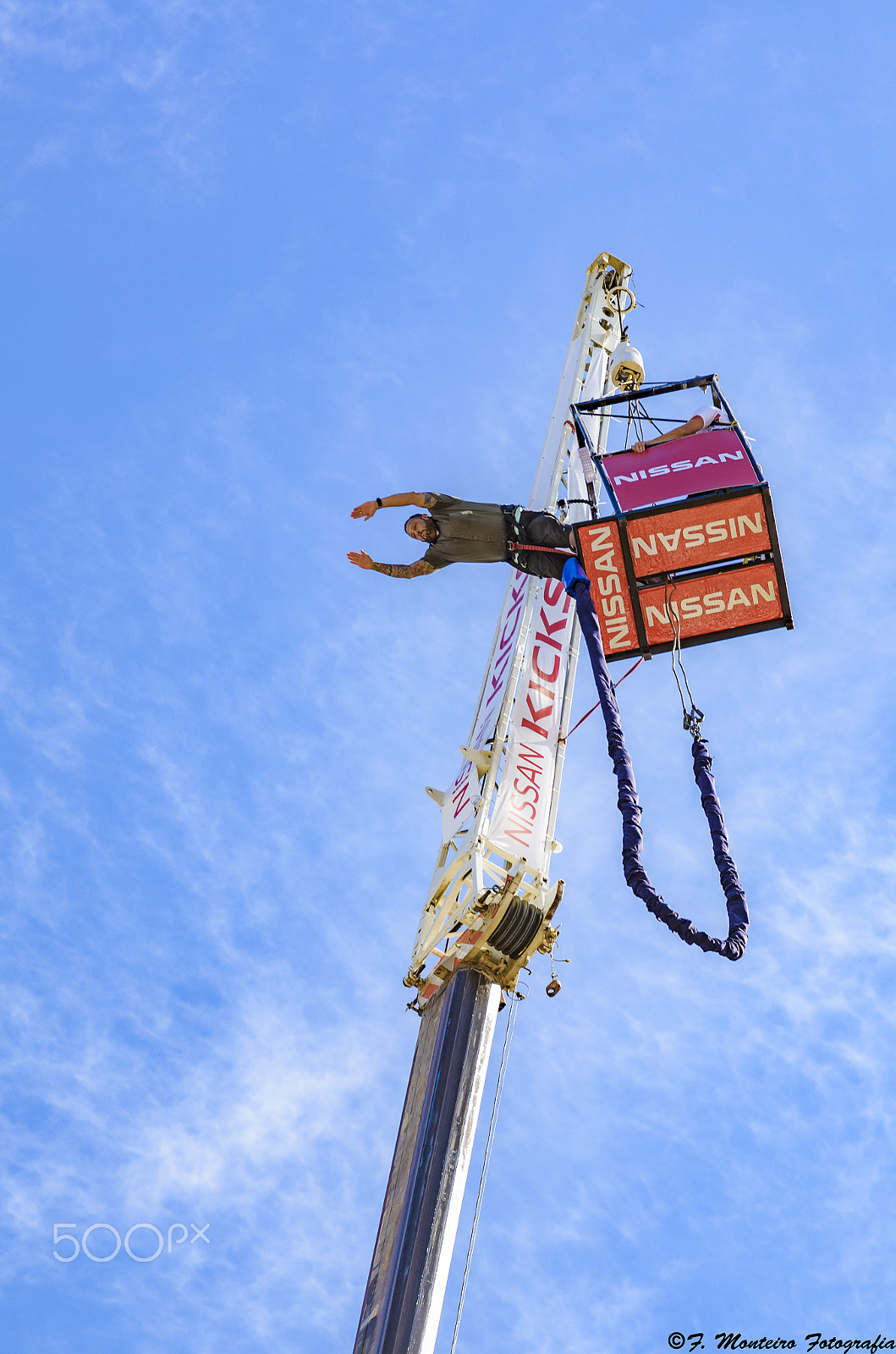 Nikon D7000 + Sigma 24-105mm F4 DG OS HSM Art sample photo. Bungee jump photography