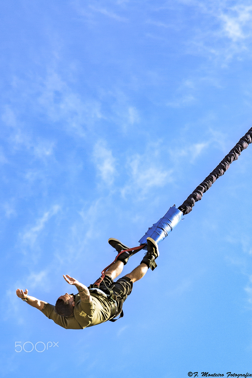 Nikon D7000 + Sigma 24-105mm F4 DG OS HSM Art sample photo. Bungee jump photography