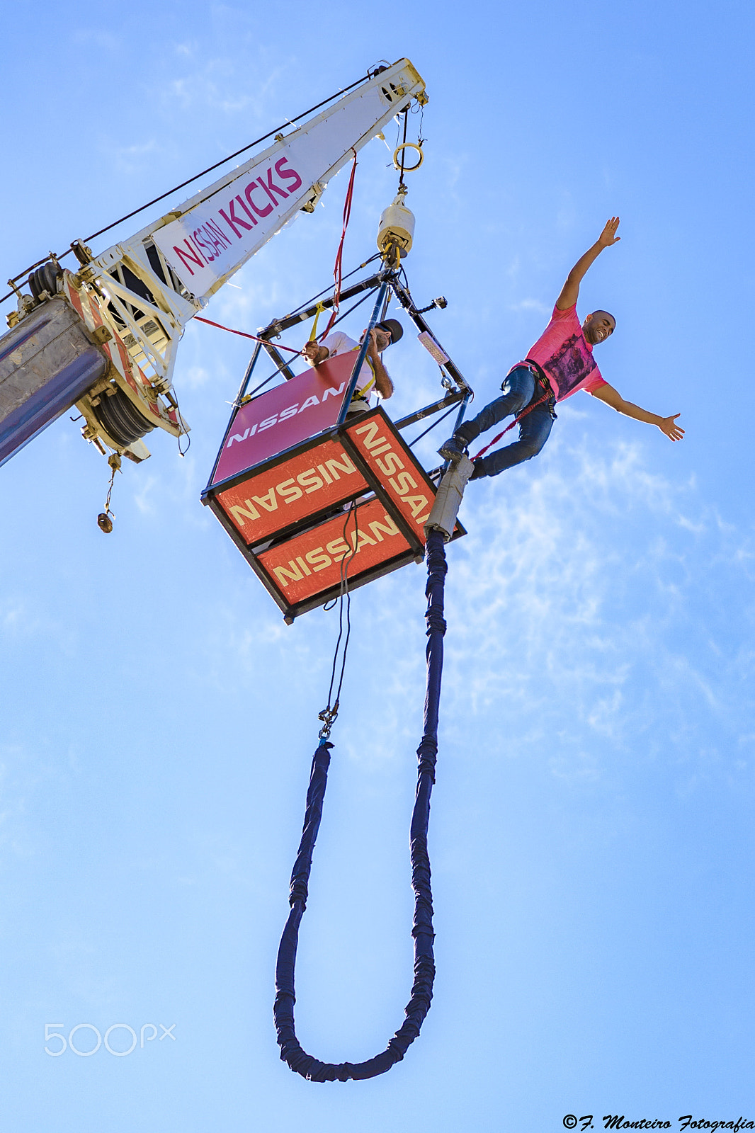 Nikon D7000 + Sigma 24-105mm F4 DG OS HSM Art sample photo. Bungee jump photography