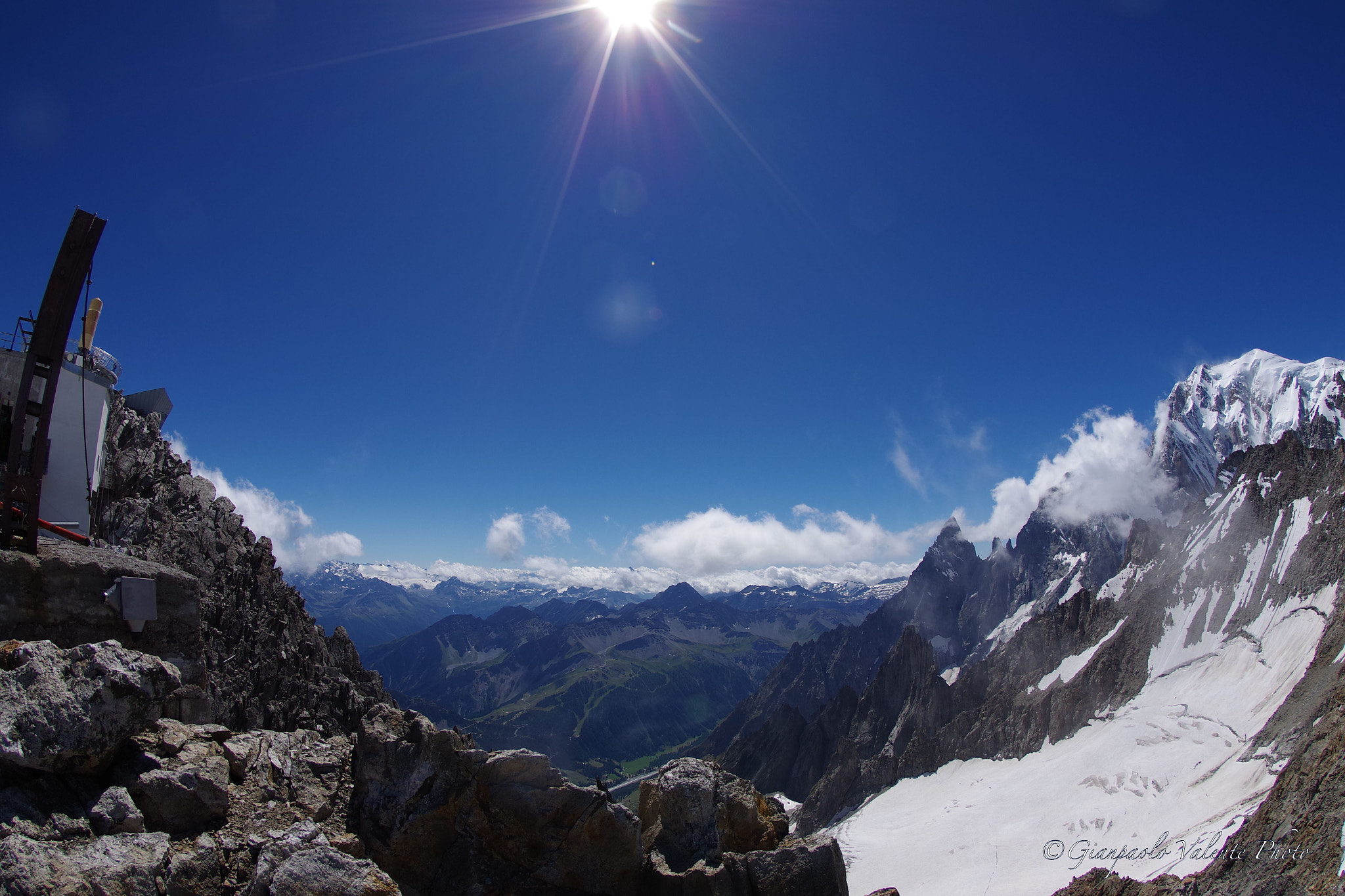Pentax K-S2 sample photo. Panoramica  da punta helbronner photography