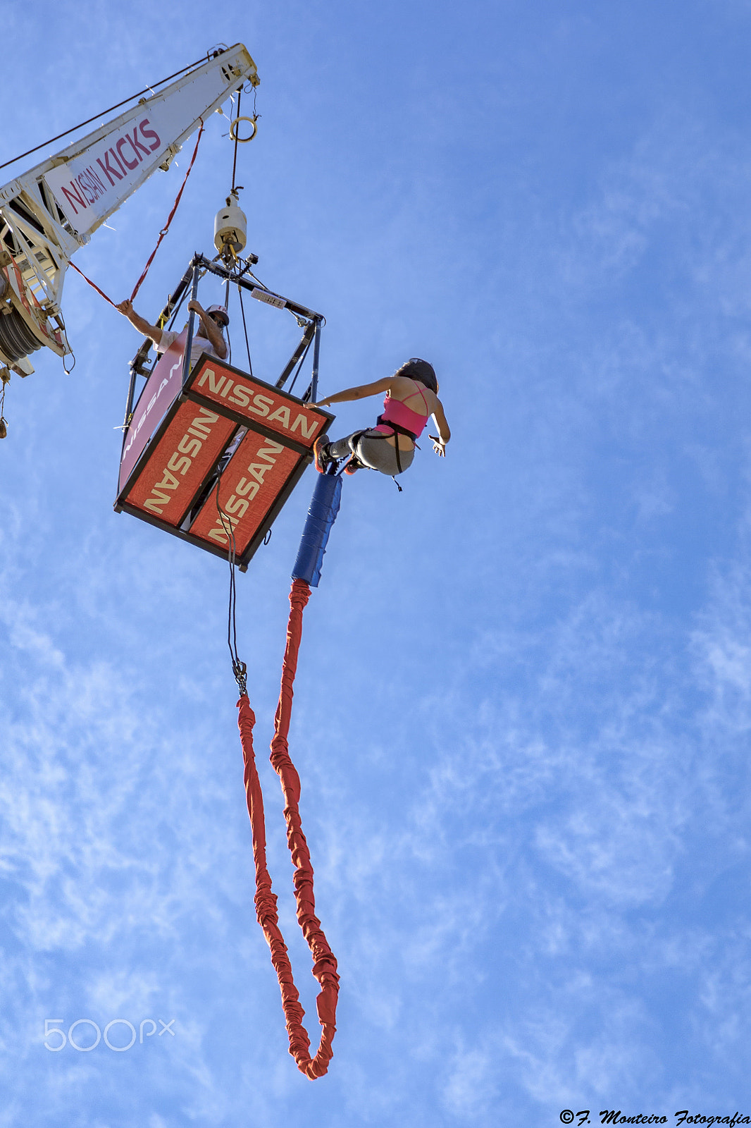 Nikon D7000 + Sigma 24-105mm F4 DG OS HSM Art sample photo. Bungee jump photography