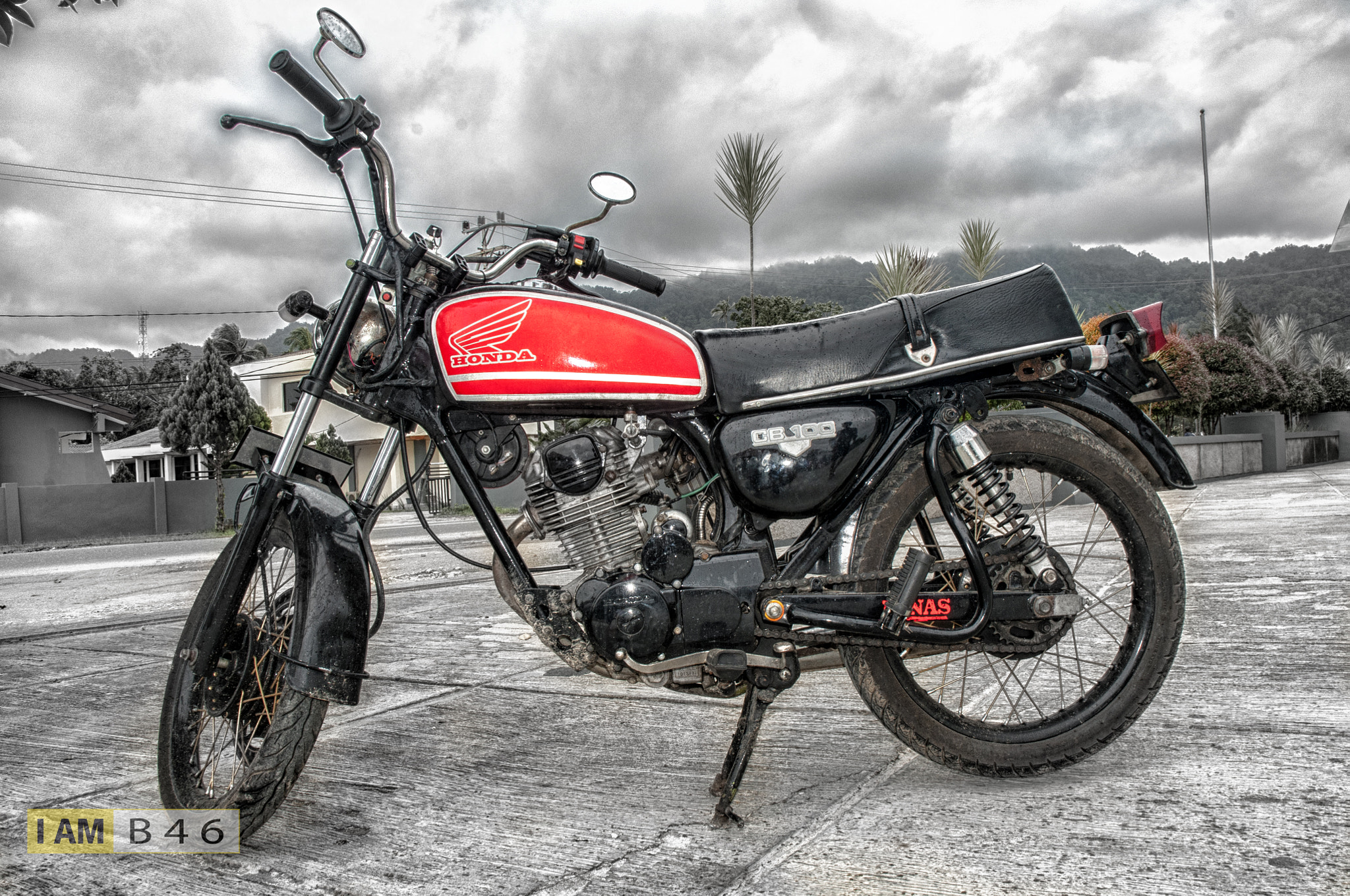 Nikon D300S sample photo. Honda cb photography