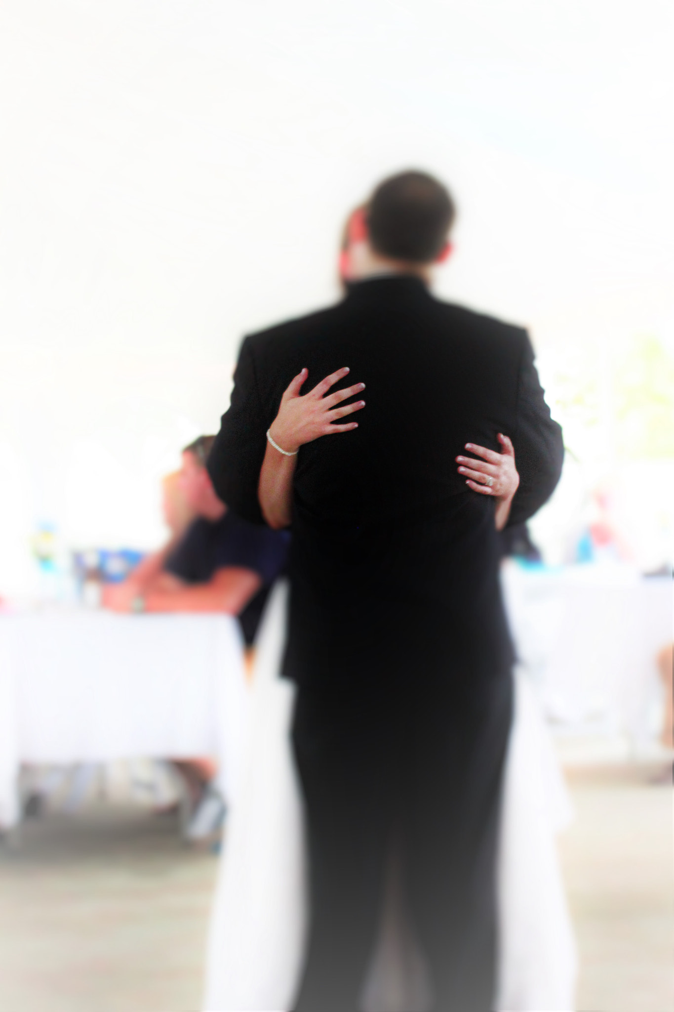 Canon EF 55-200mm f/4.5-5.6 sample photo. Bride & groom hands on first dance photography