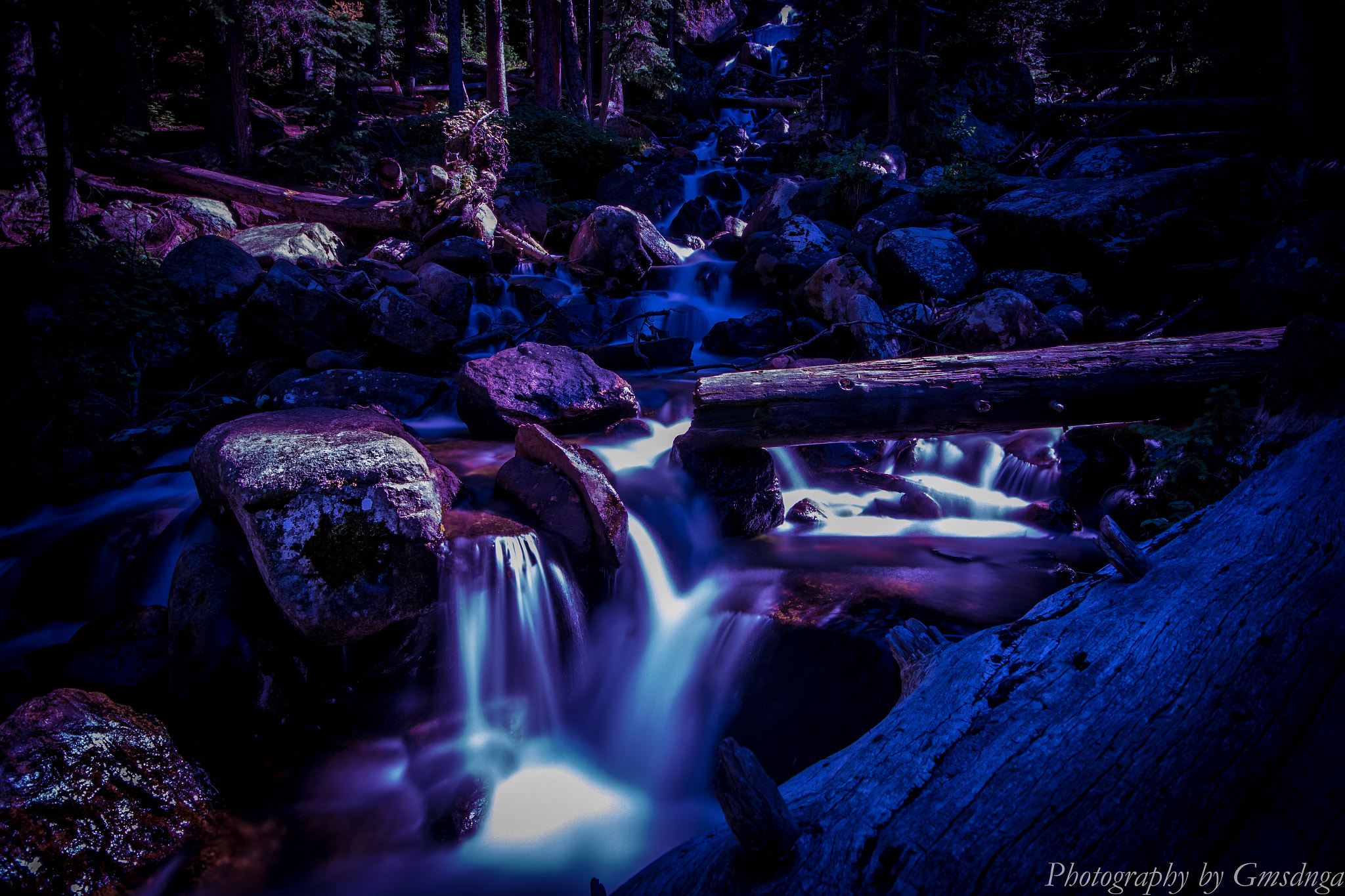 Nikon 1 J4 sample photo. Cascade falls colorado photography