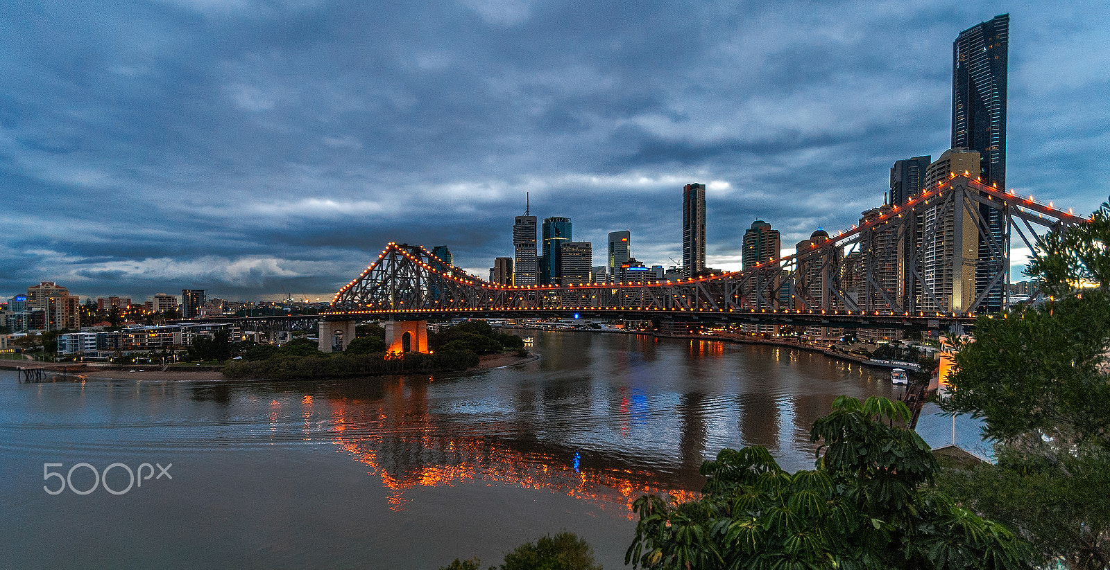 Nikon D3000 sample photo. Brisbane skyline photography