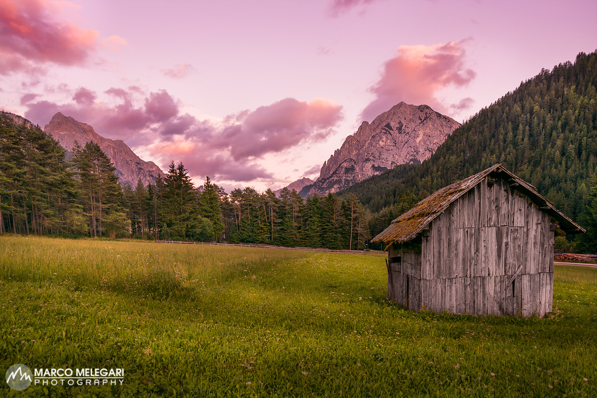 Sigma 17-70mm F2.8-4.5 DC Macro Asp. IF HSM sample photo. Sunset in fanes valley photography