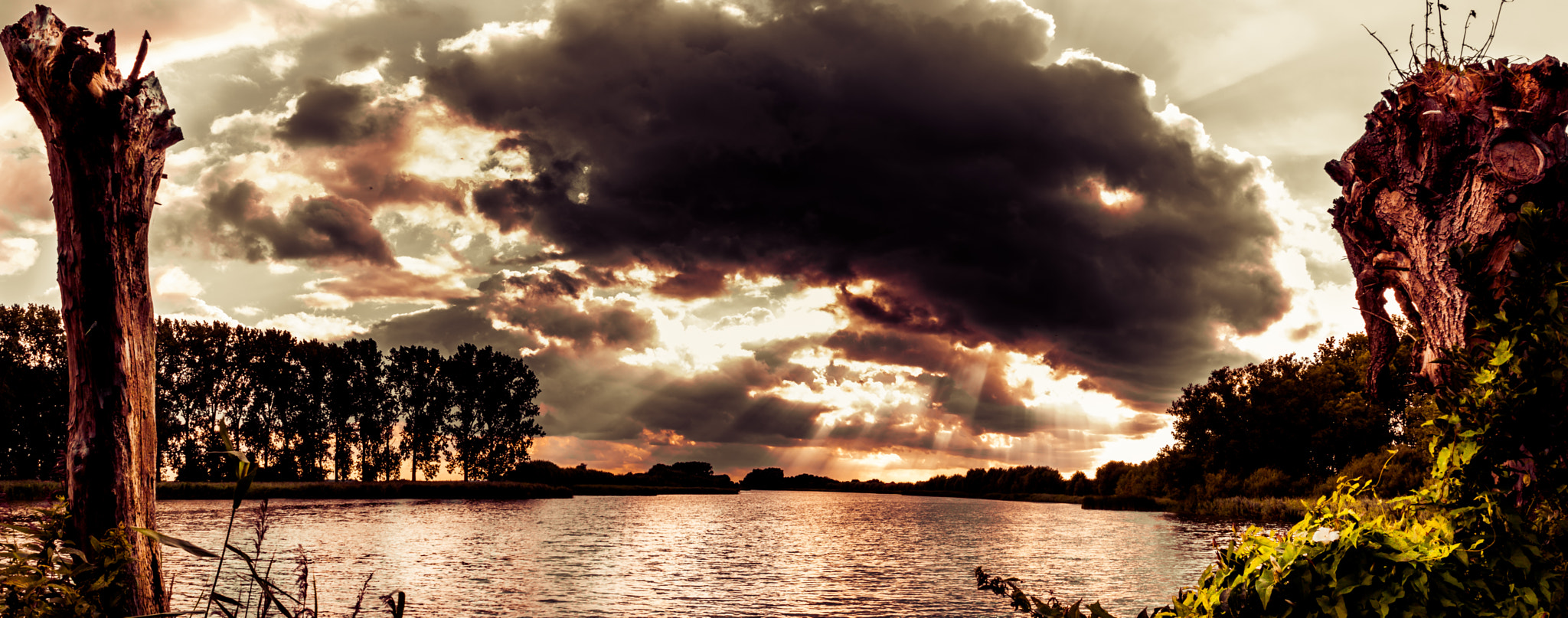Canon EOS 500D (EOS Rebel T1i / EOS Kiss X3) sample photo. Panoramic of a nearby lake photography
