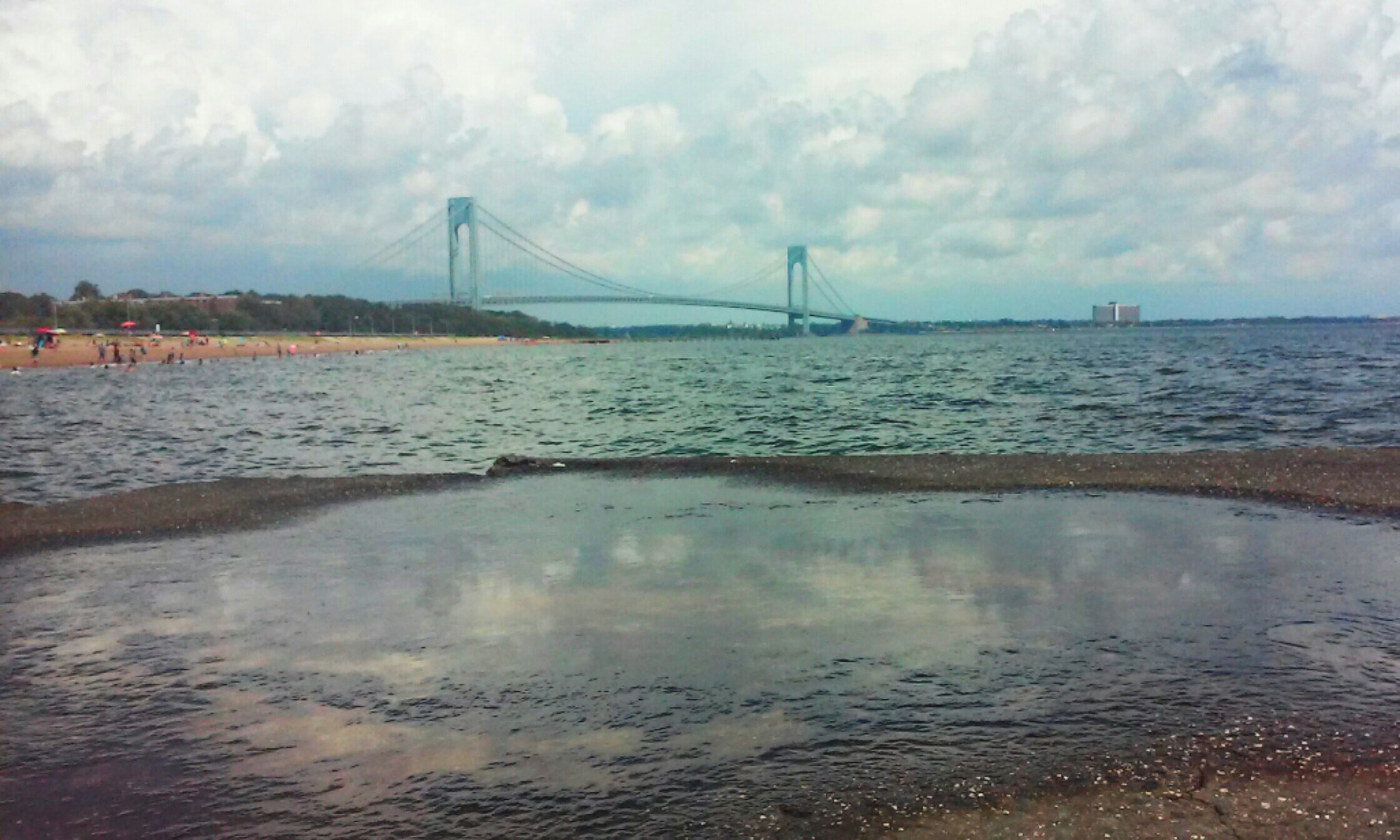 LG L70 sample photo. Verrazano-narrows bridge photography