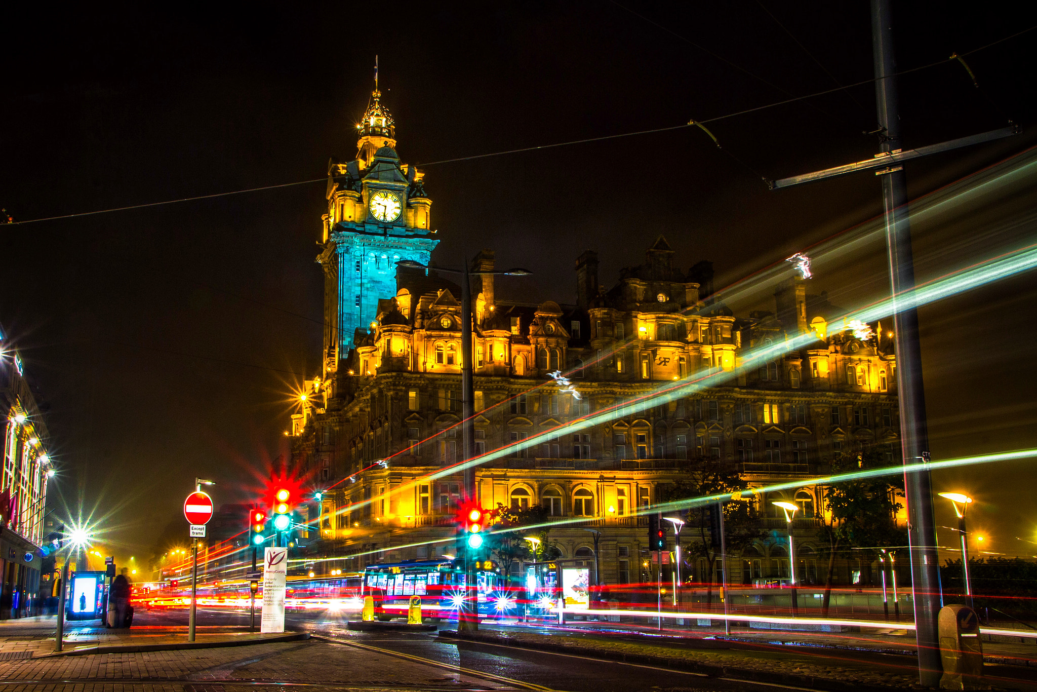 Canon EOS M sample photo. Balmoral hotel edimburgh photography
