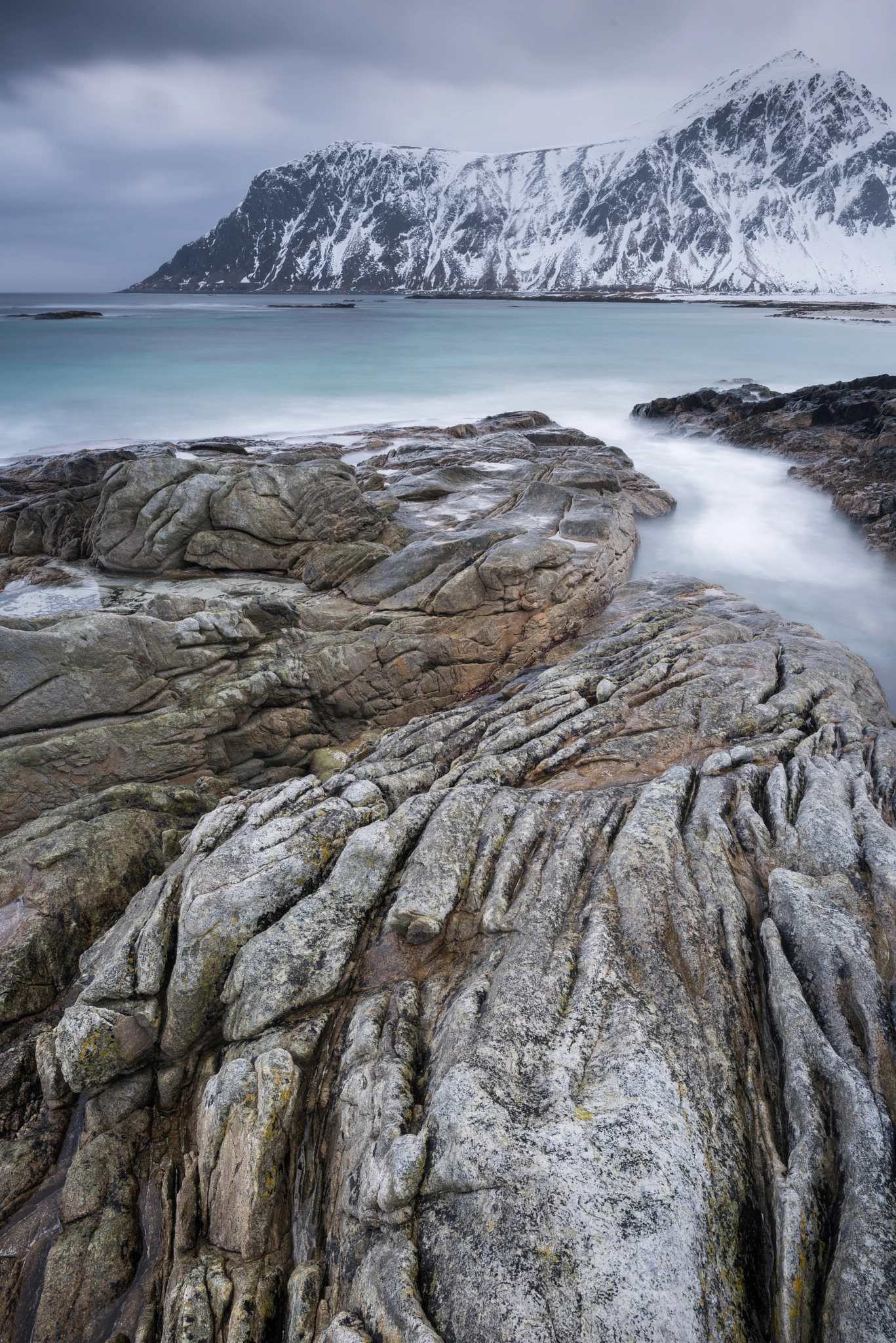 Nikon D810 + Nikon PC-E Nikkor 24mm F3.5D ED Tilt-Shift sample photo. Flakstad fjord photography