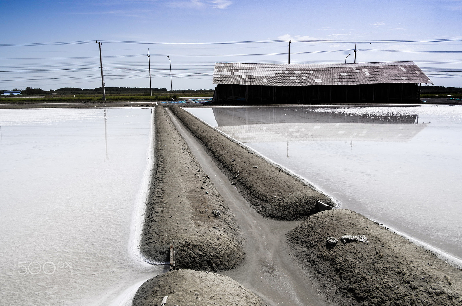 Vario-Elmar T 1:3.5-5.6 / 18-56 ASPH. sample photo. The ridge in salt farm photography