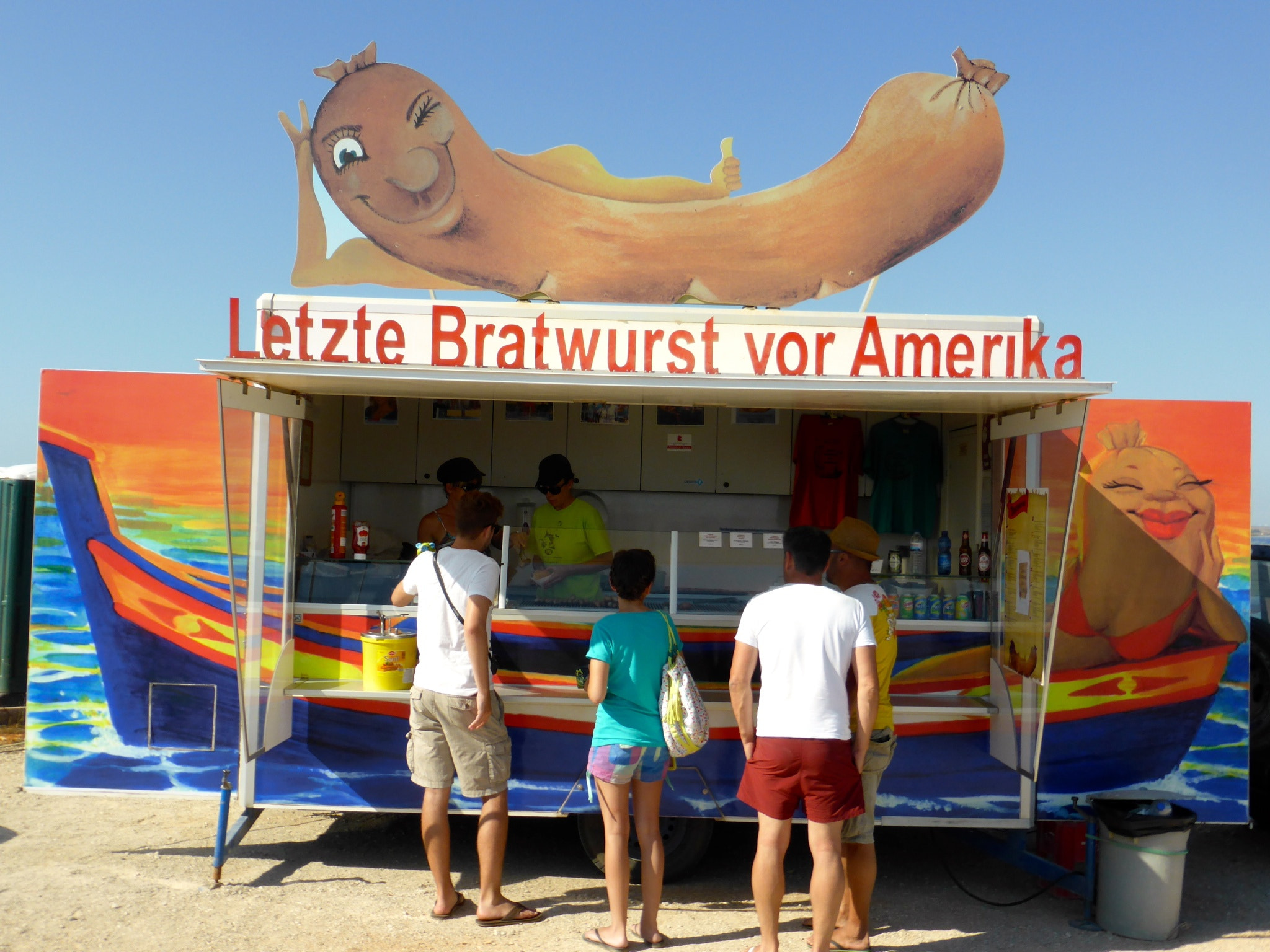 Panasonic DMC-TZ41 sample photo. Letzte bratwurst - am cabo de san vicente (portugal) photography