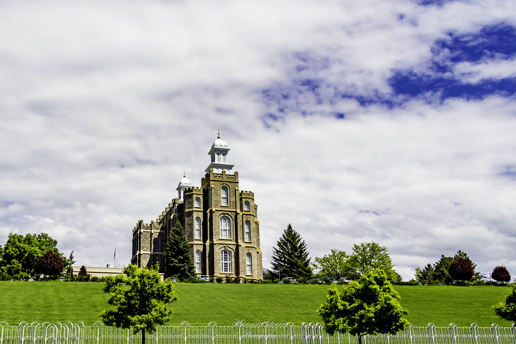Canon EF-S 17-85mm F4-5.6 IS USM sample photo. Logan utah temple photography