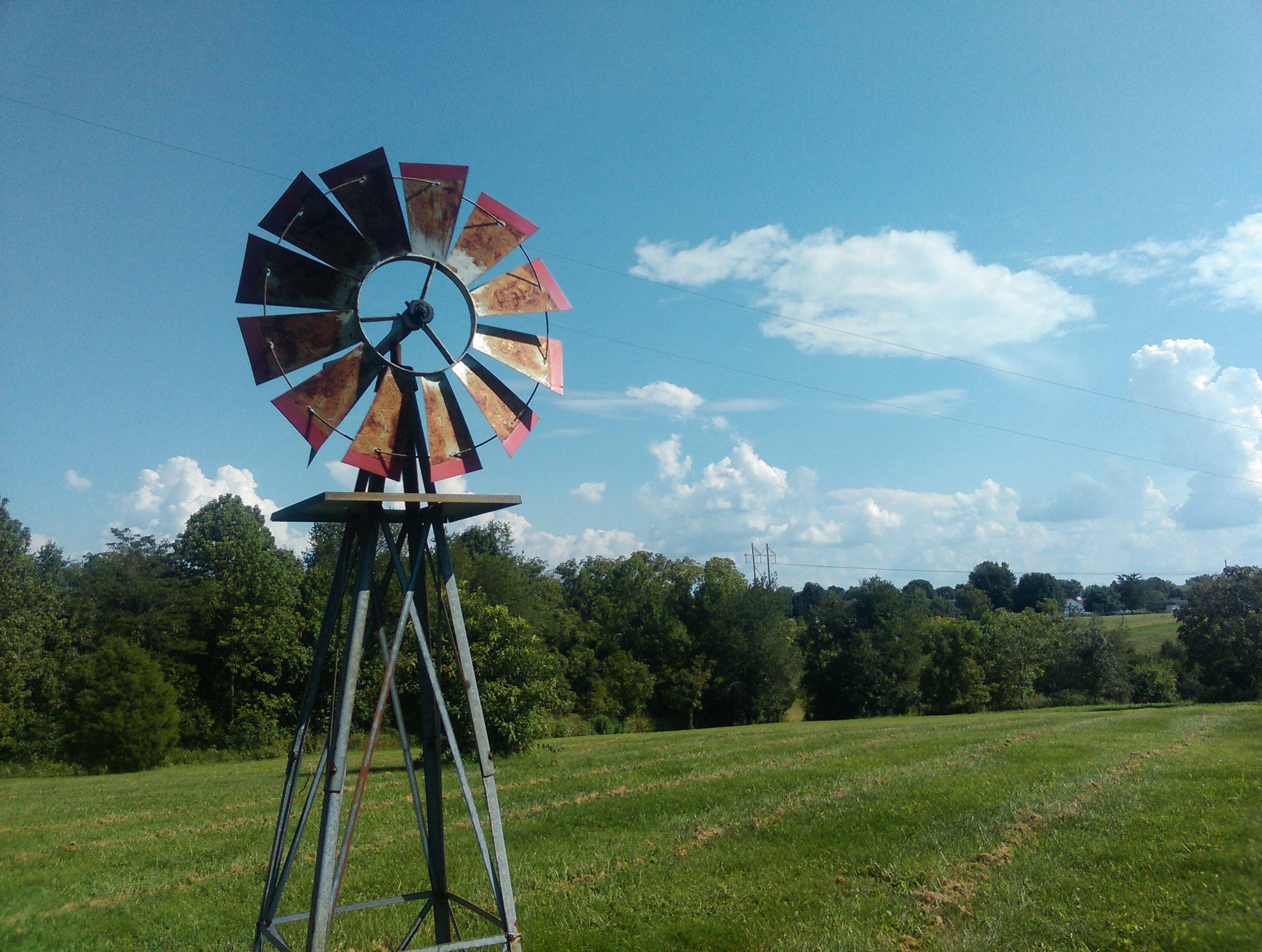 HTC DESIRE 610 sample photo. Farm relic: wind vane photography