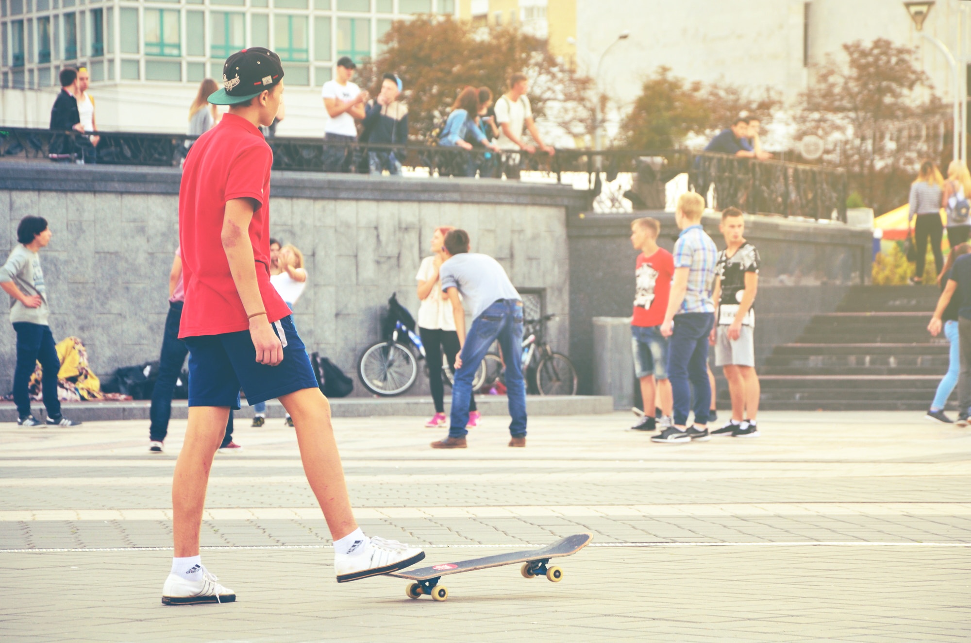 Nikon D5100 + Nikon AF Nikkor 14mm F2.8D ED sample photo. Skater photography