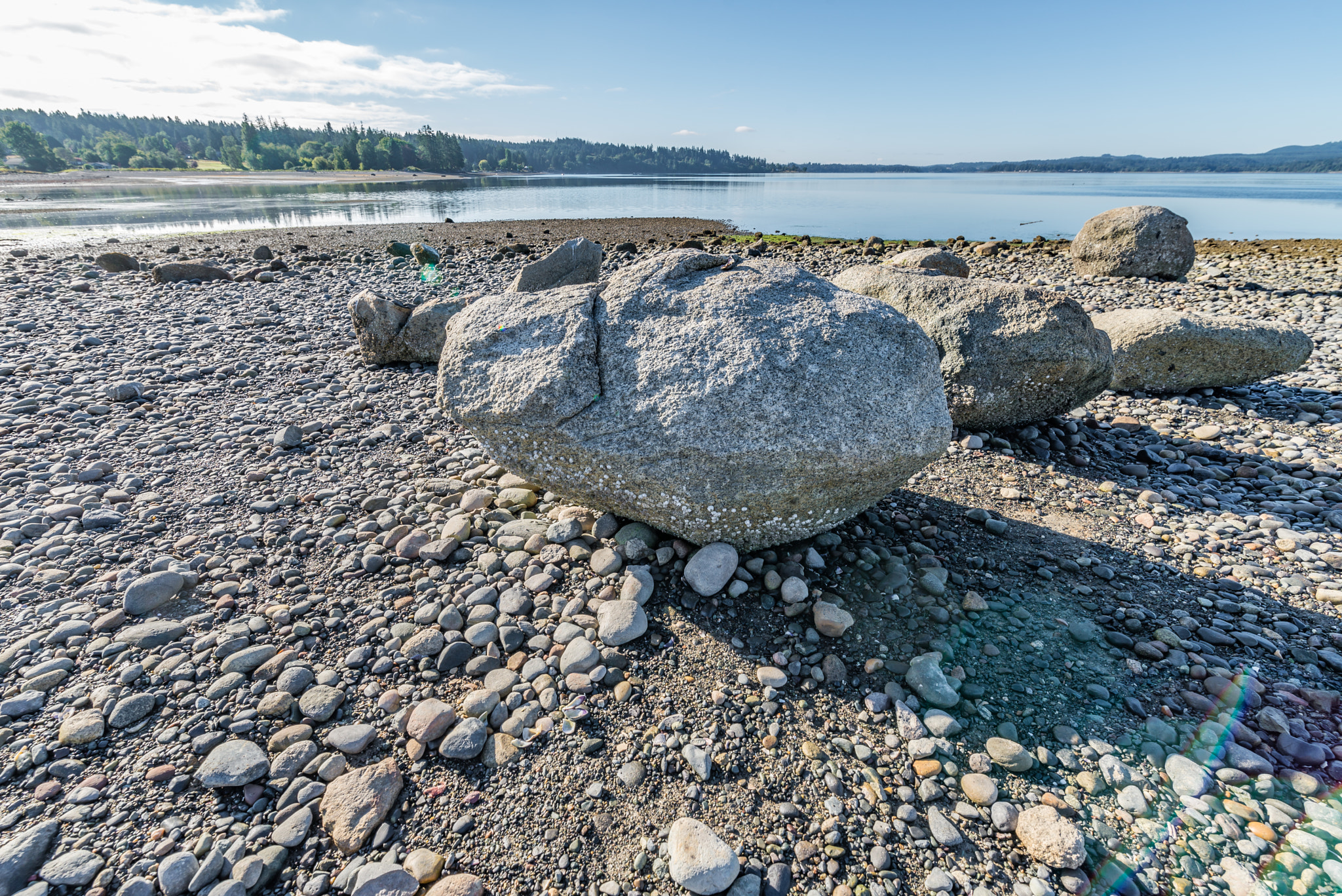 Nikon D600 + Tamron SP 15-30mm F2.8 Di VC USD sample photo. Dyes inlet-puget sound beach photography