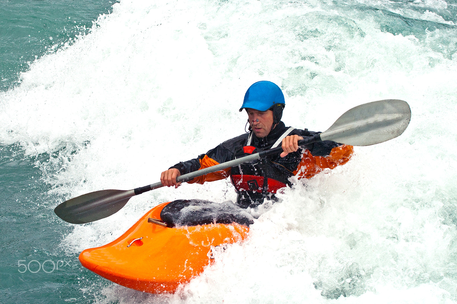 Canon EF 100-400mm F4.5-5.6L IS USM sample photo. Whitewater kayaking in norway photography