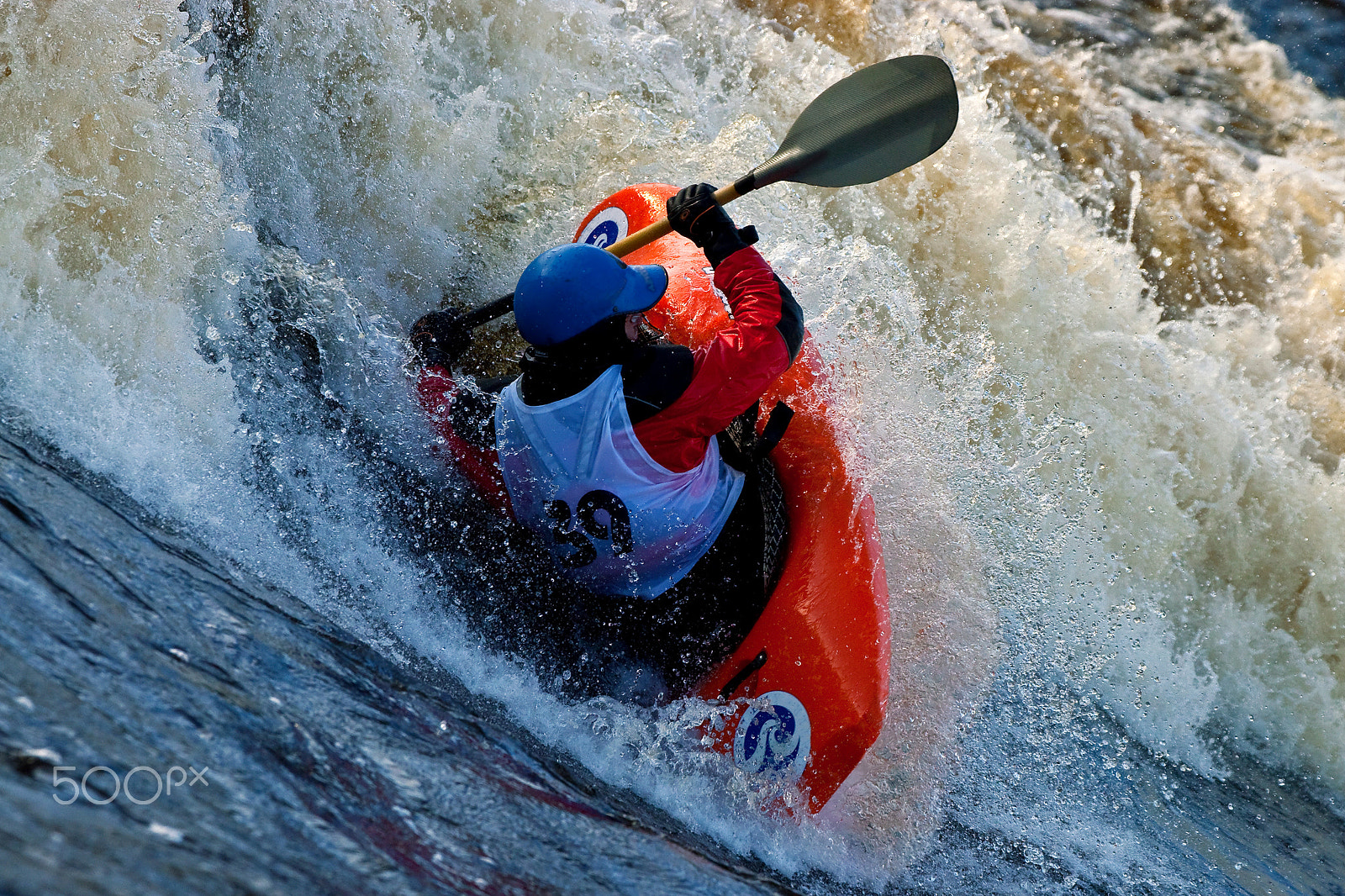 Canon EF 100-400mm F4.5-5.6L IS USM sample photo. Freestyle on whitewater photography