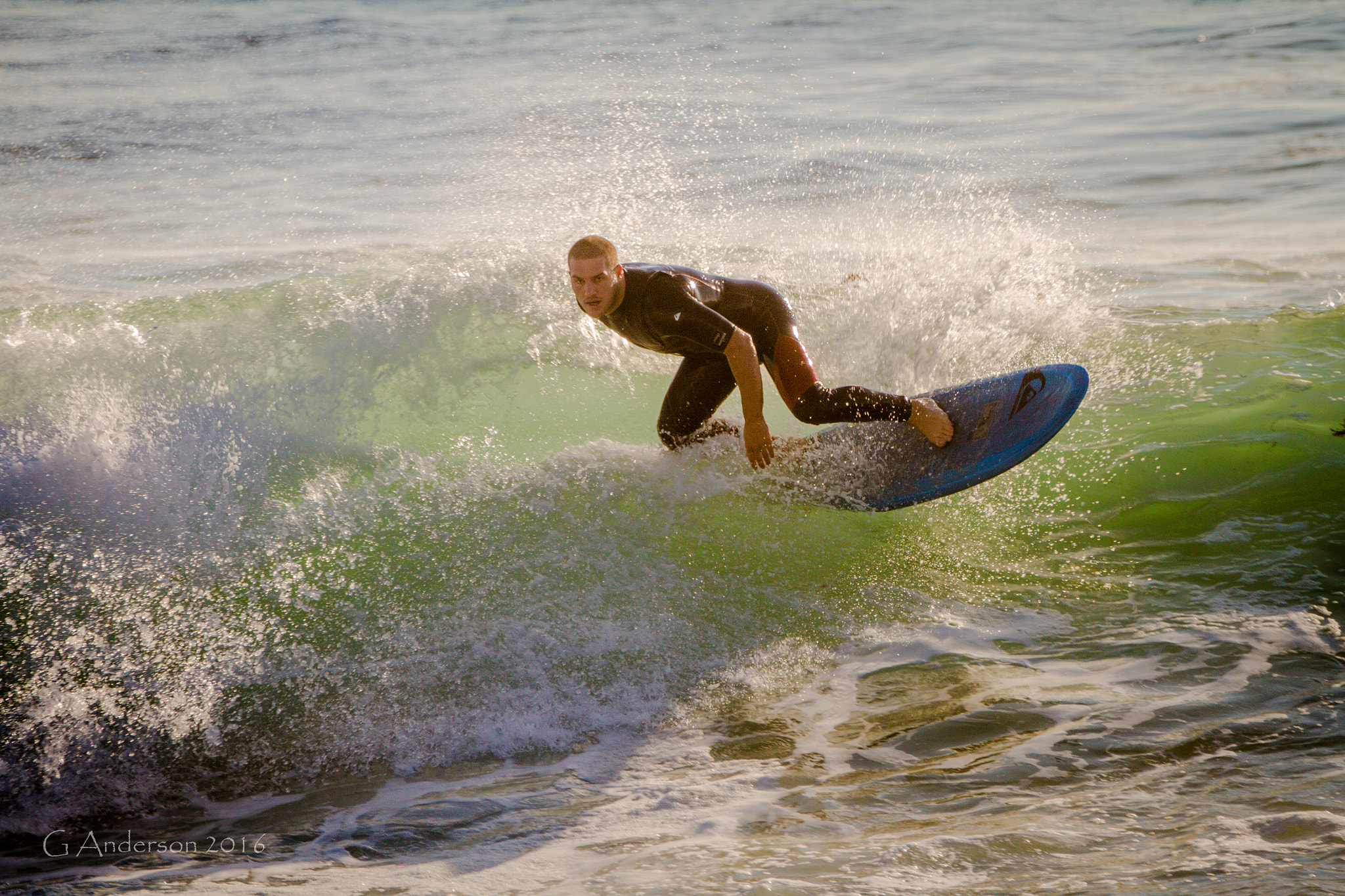 Canon EF 70-200mm F2.8L IS II USM sample photo. Sunset surfing photography